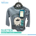 Suéter manga larga 6-9m
