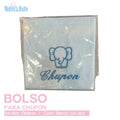 Bolso para chupon Elefante Azul