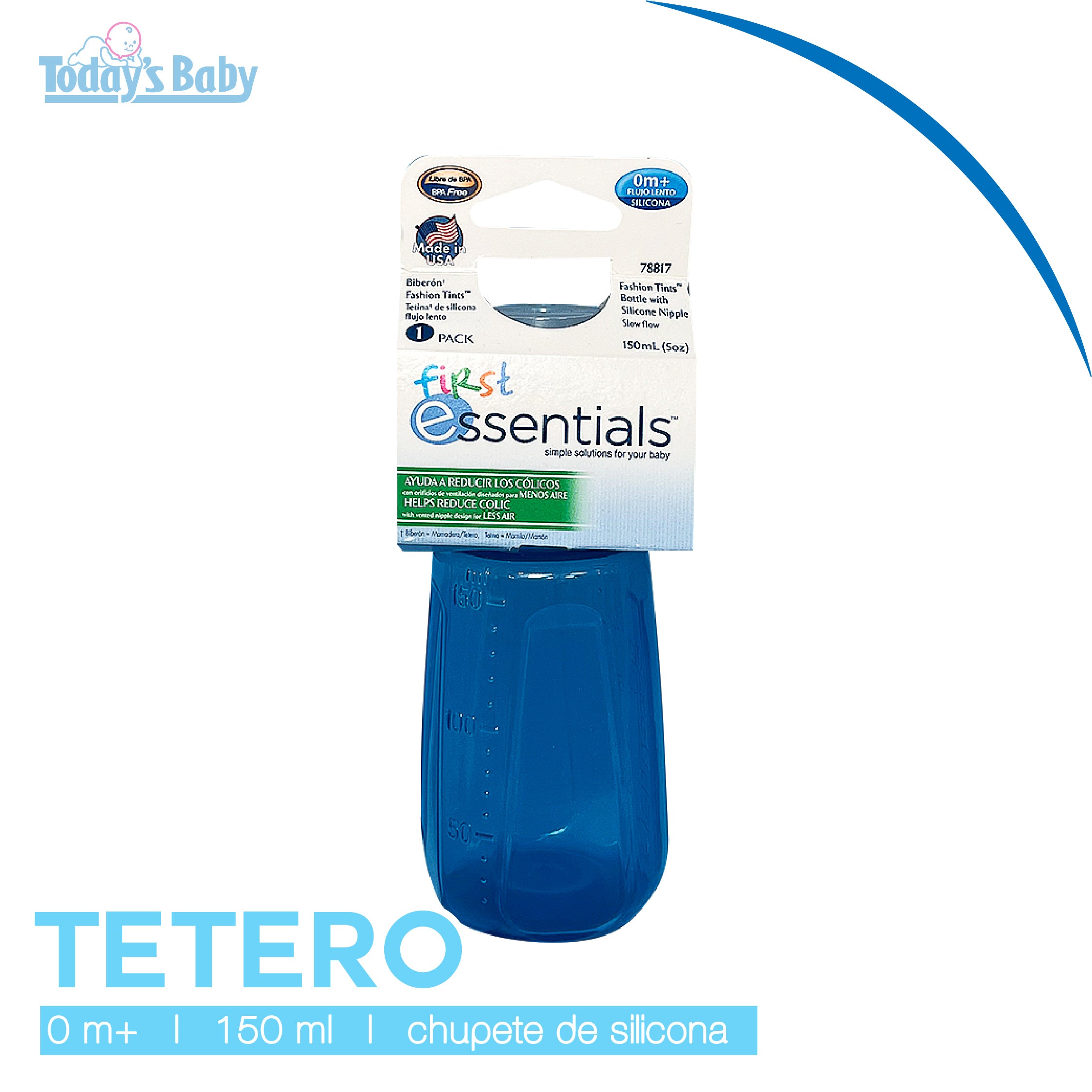 Tetero chupete de silicona First Essentials 150ml