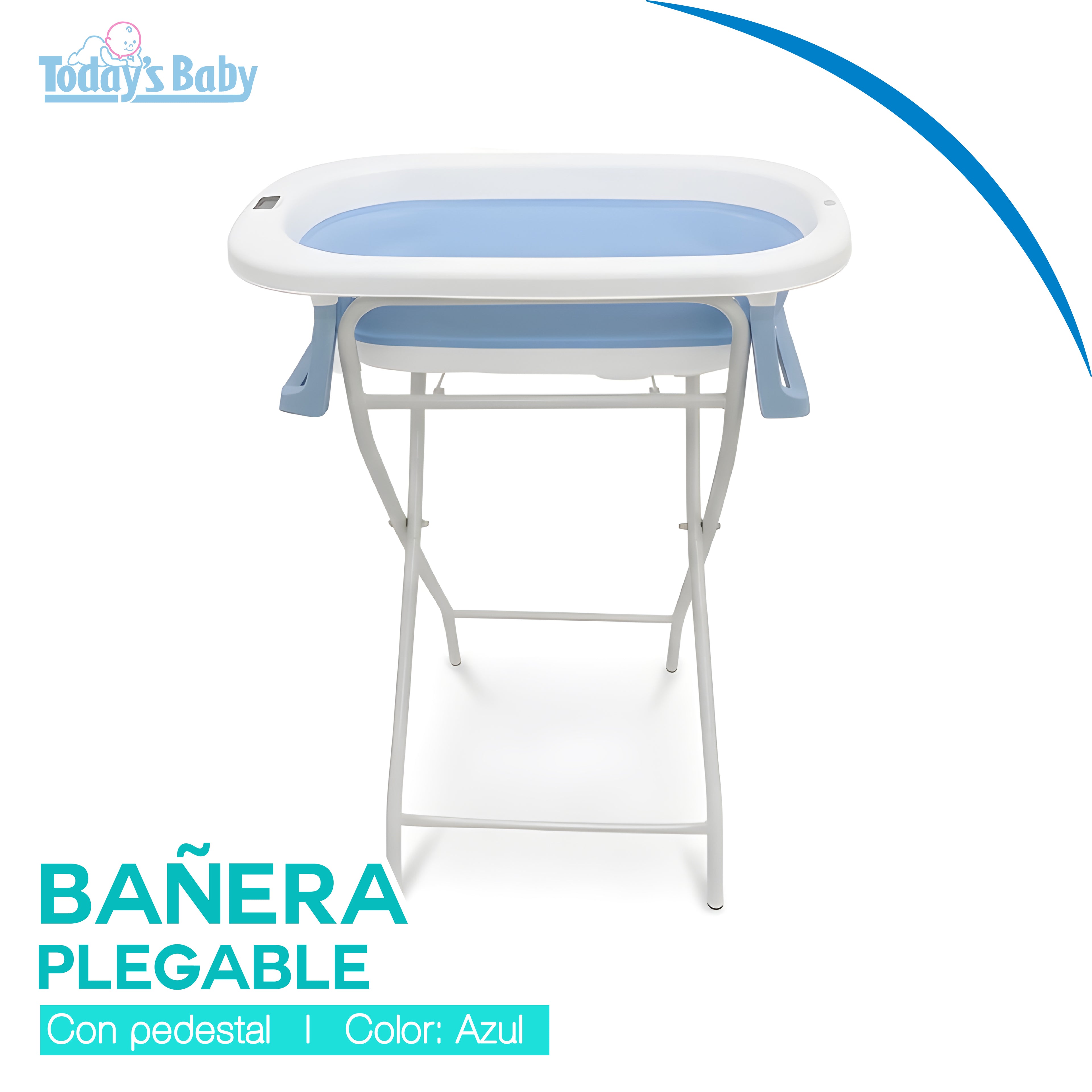Bañera Plegable con pedestal