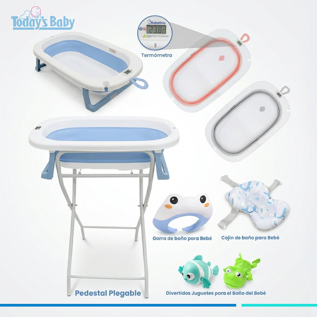 Bañera Plegable con pedestal