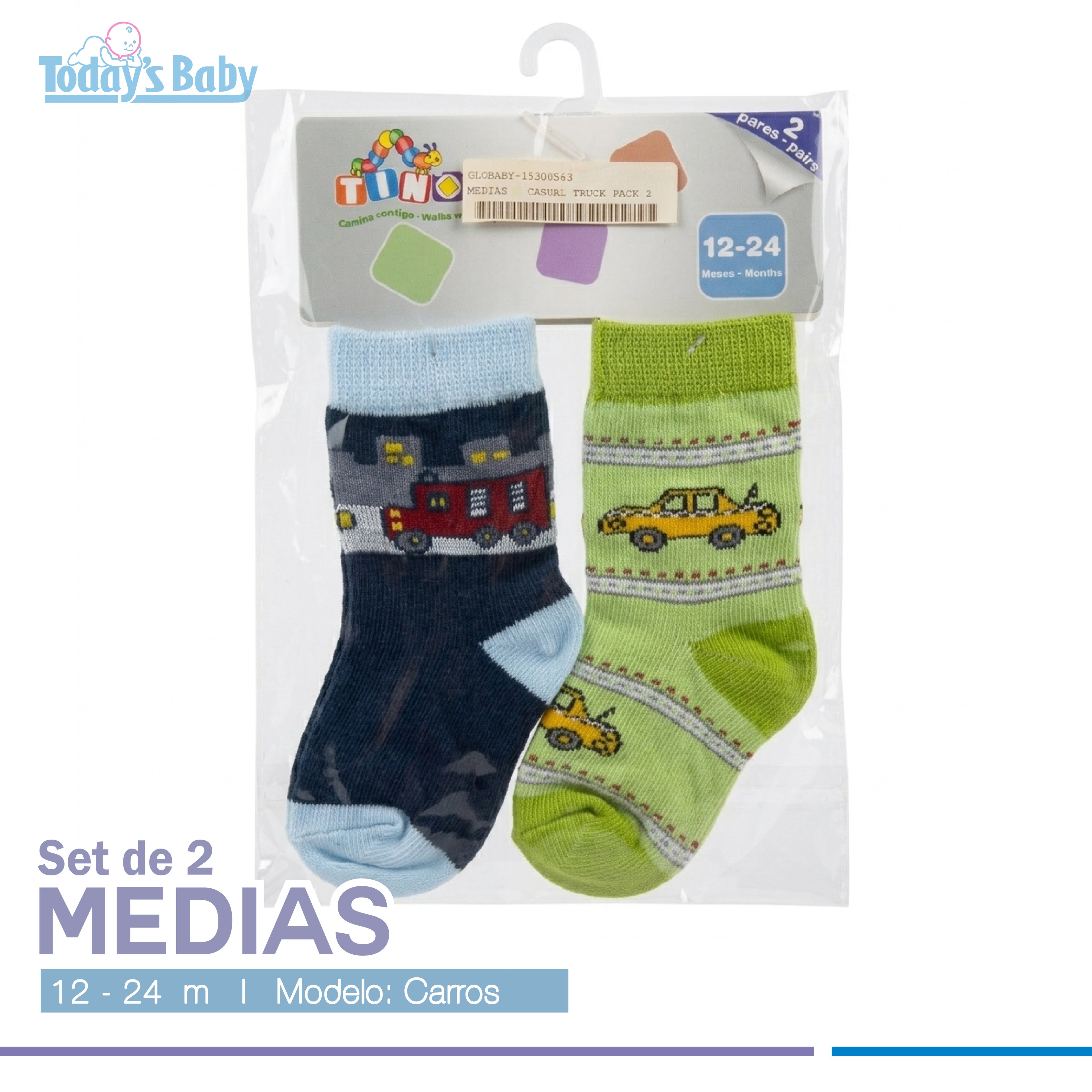 Set de 2 medias Tinok 12-24m