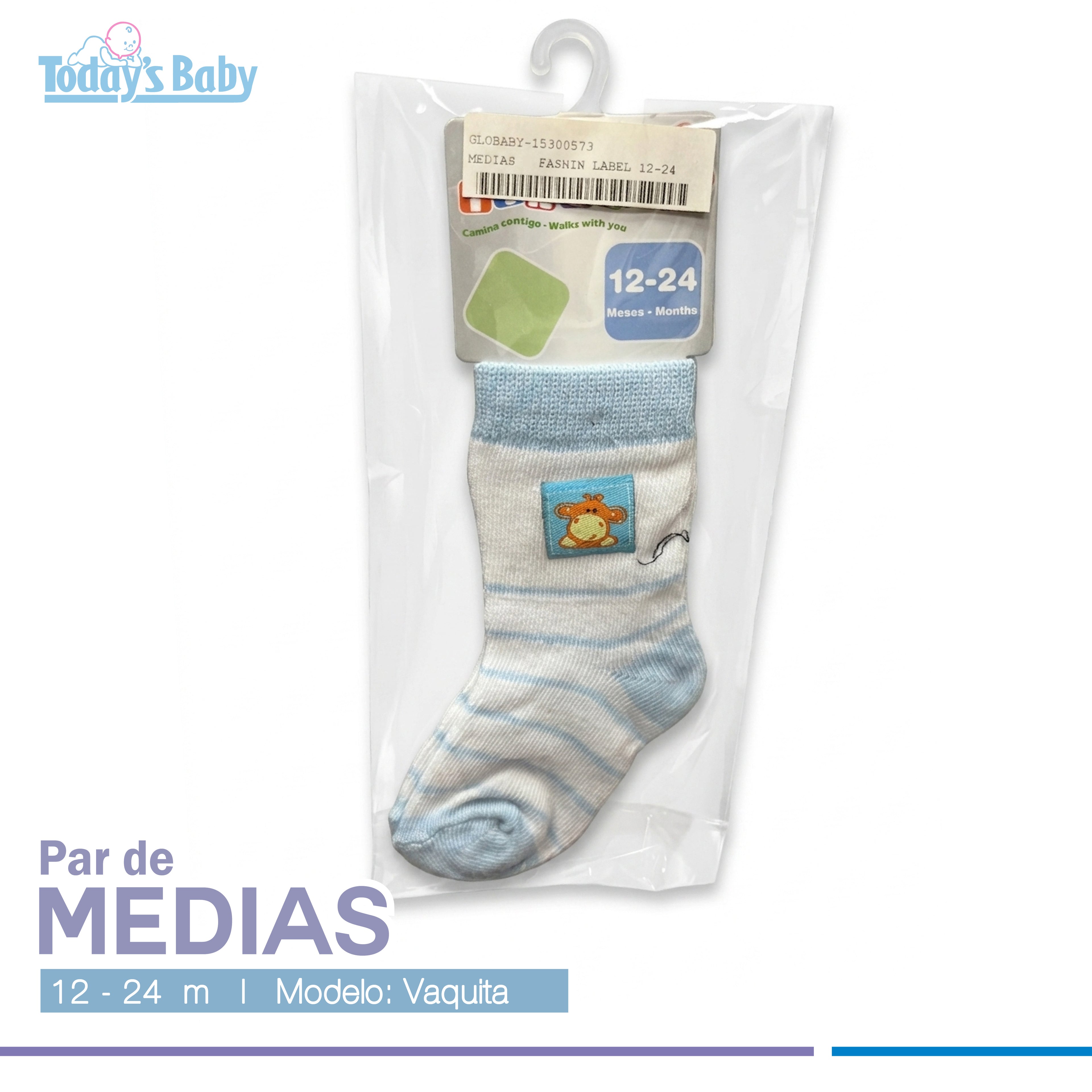 Set de medias Tinok 12-24m para bebé suaves y cómodas