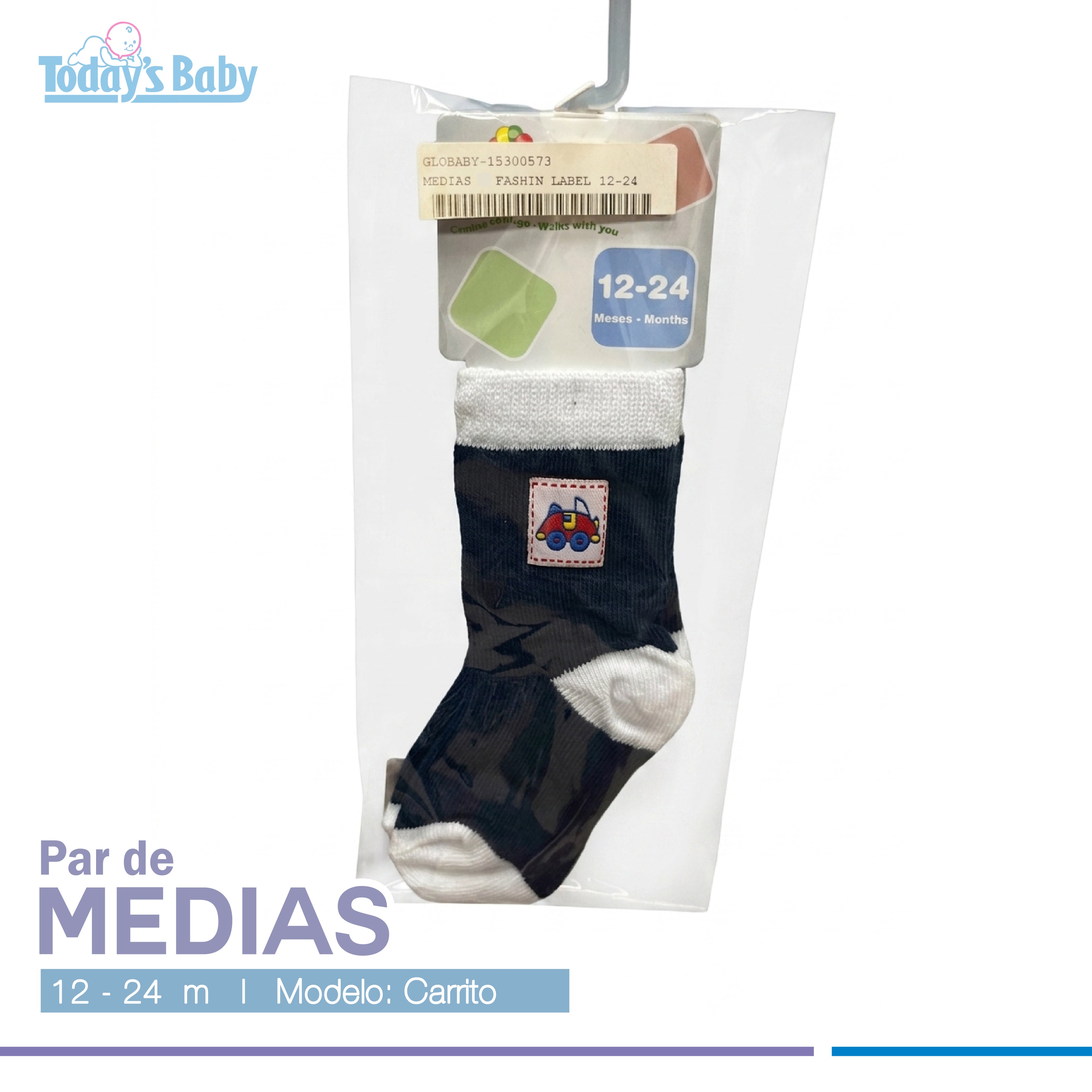 Set de medias Tinok 12-24m para bebé suaves y cómodas