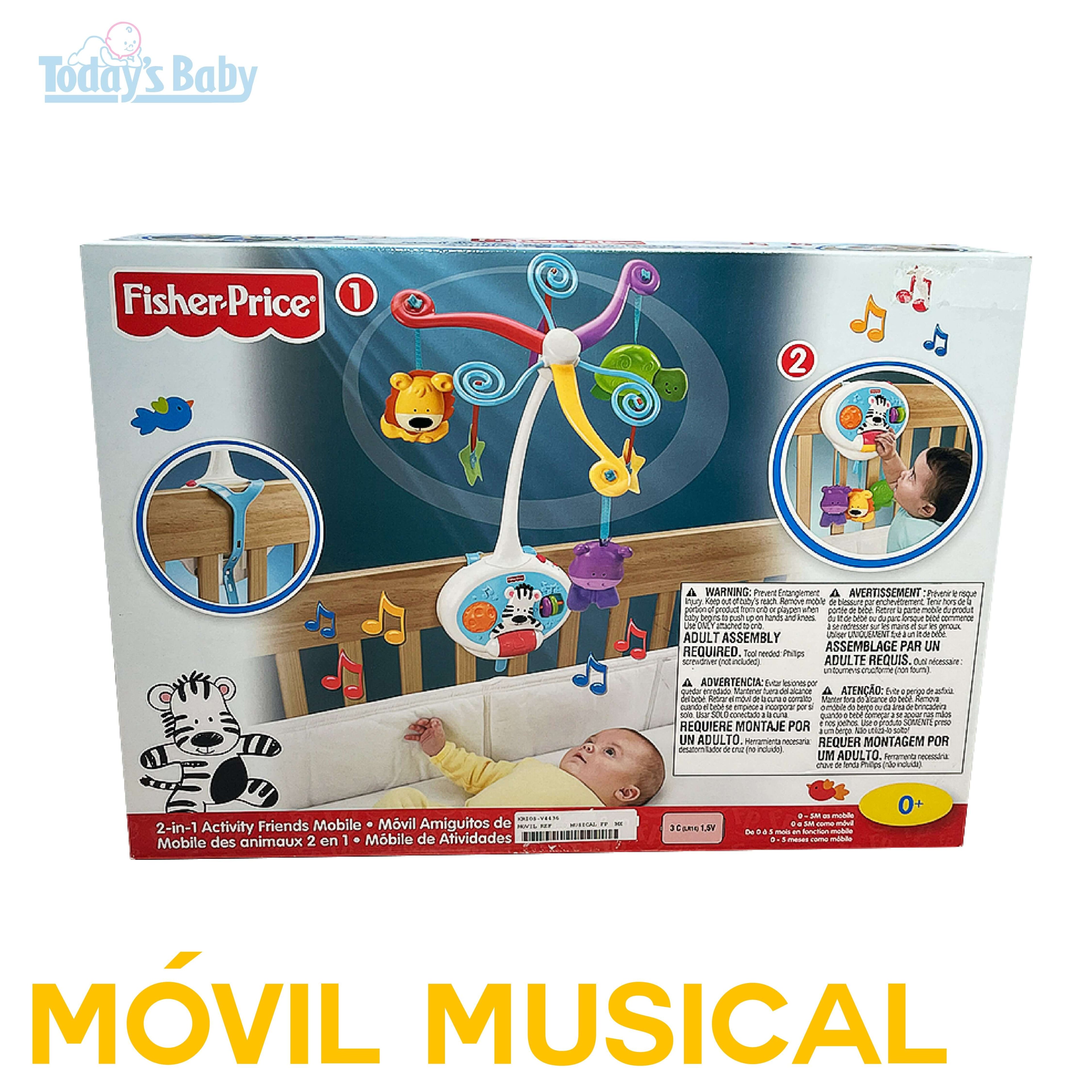 movil musical fisher price para bebé