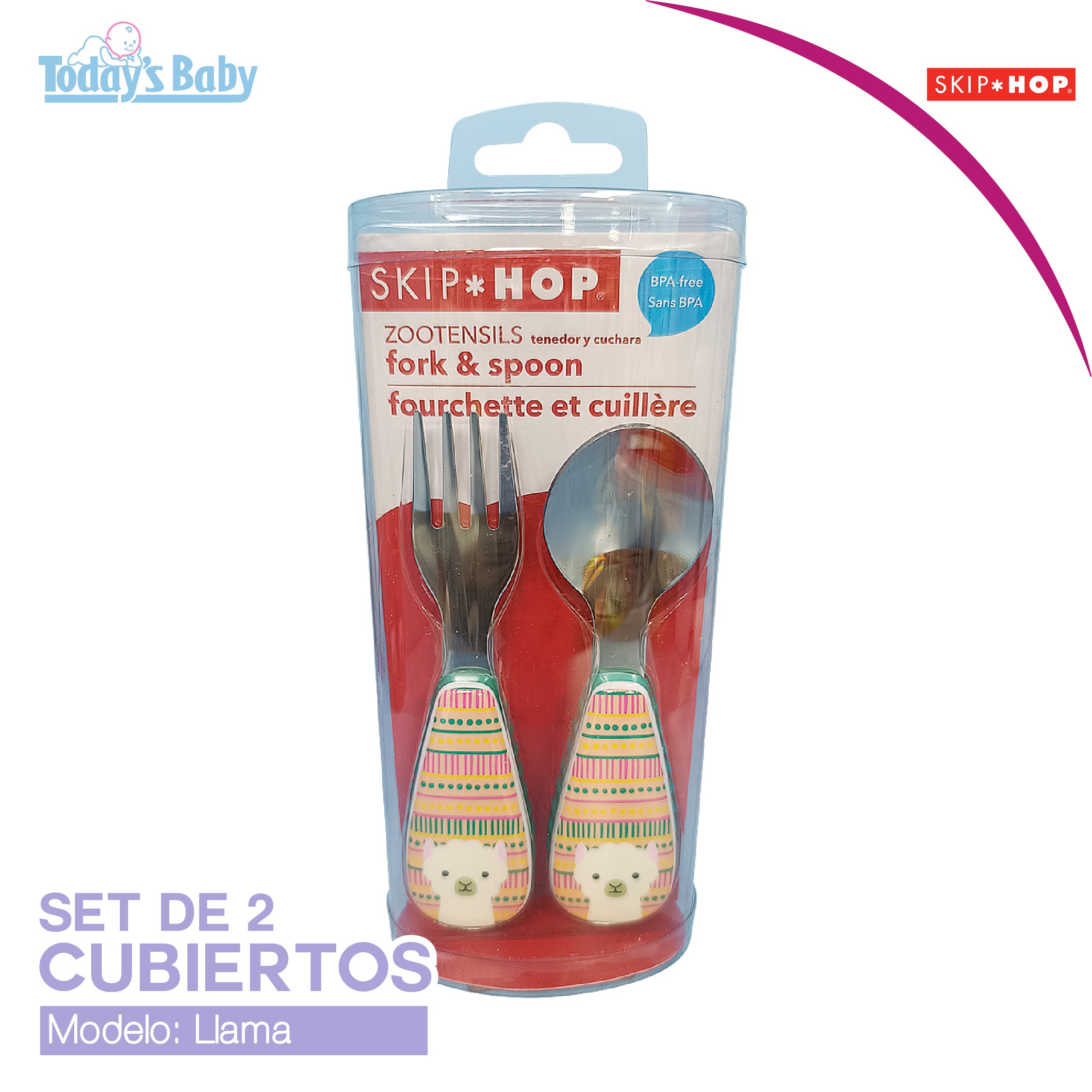 juego de cubiertos skip hop copia para bebé