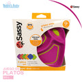 set de platos 6pzas sassy 1 para bebé
