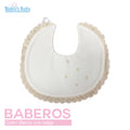 Baberos de tela corte luna