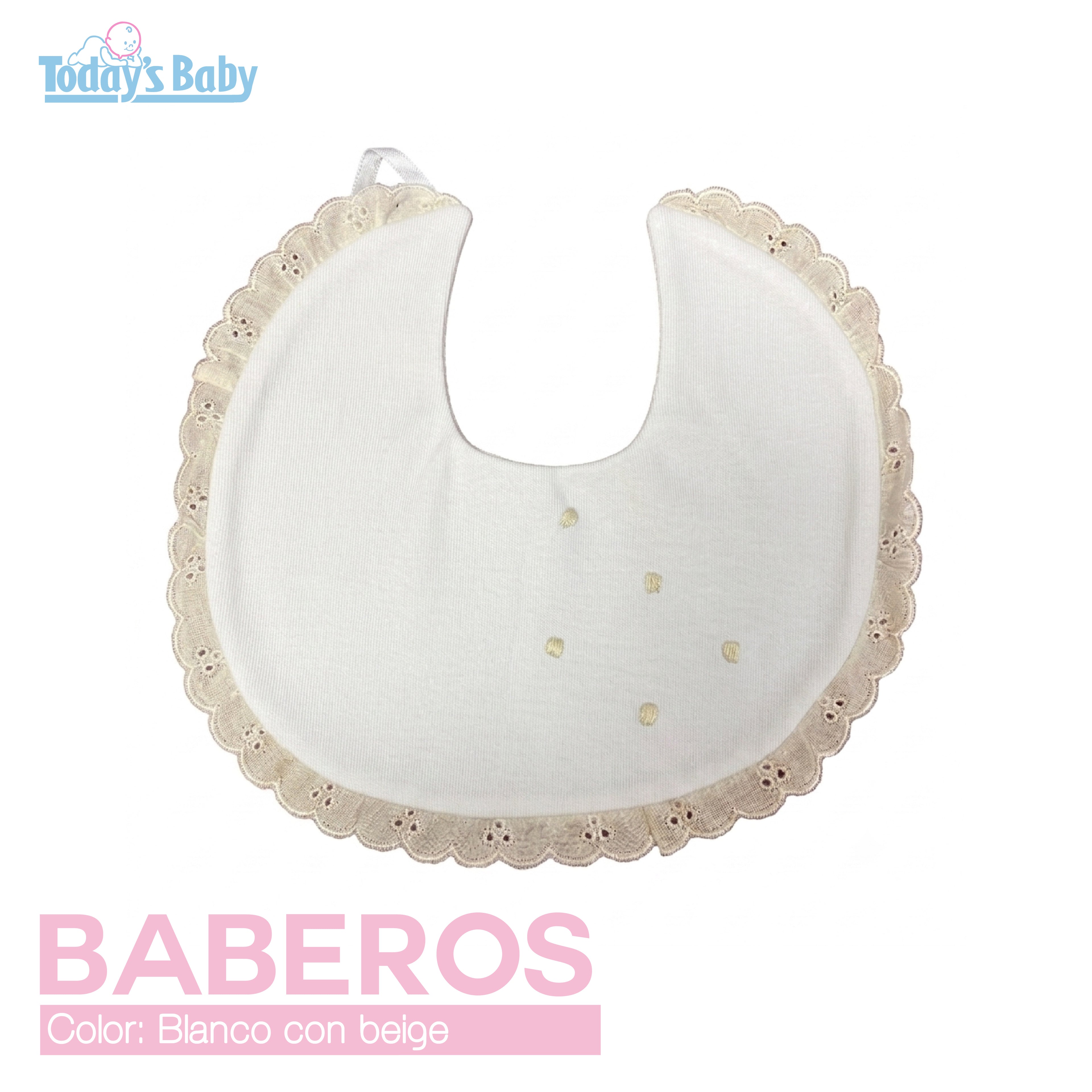 Baberos de tela corte luna