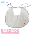 Baberos de tela corte luna