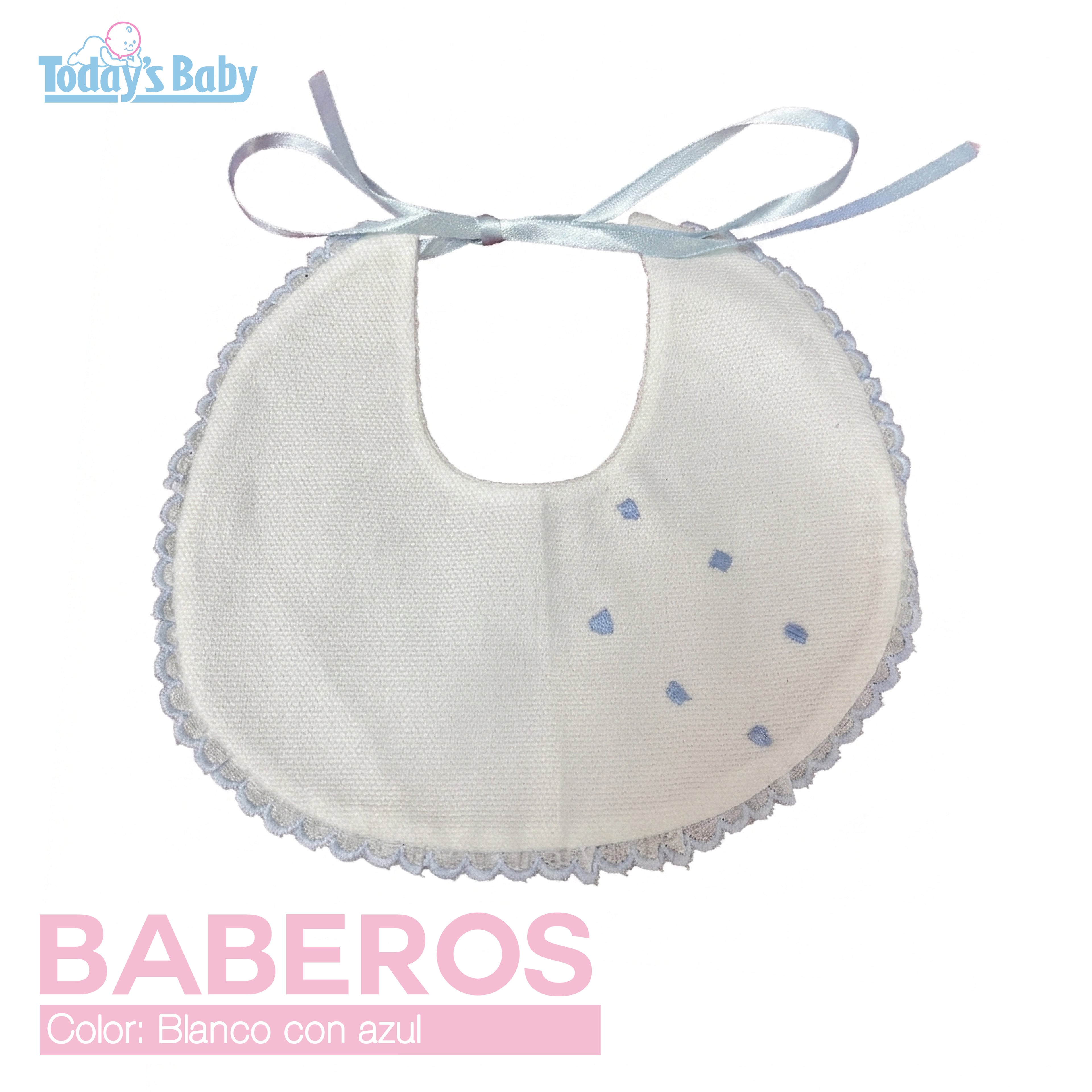 Baberos de tela corte luna