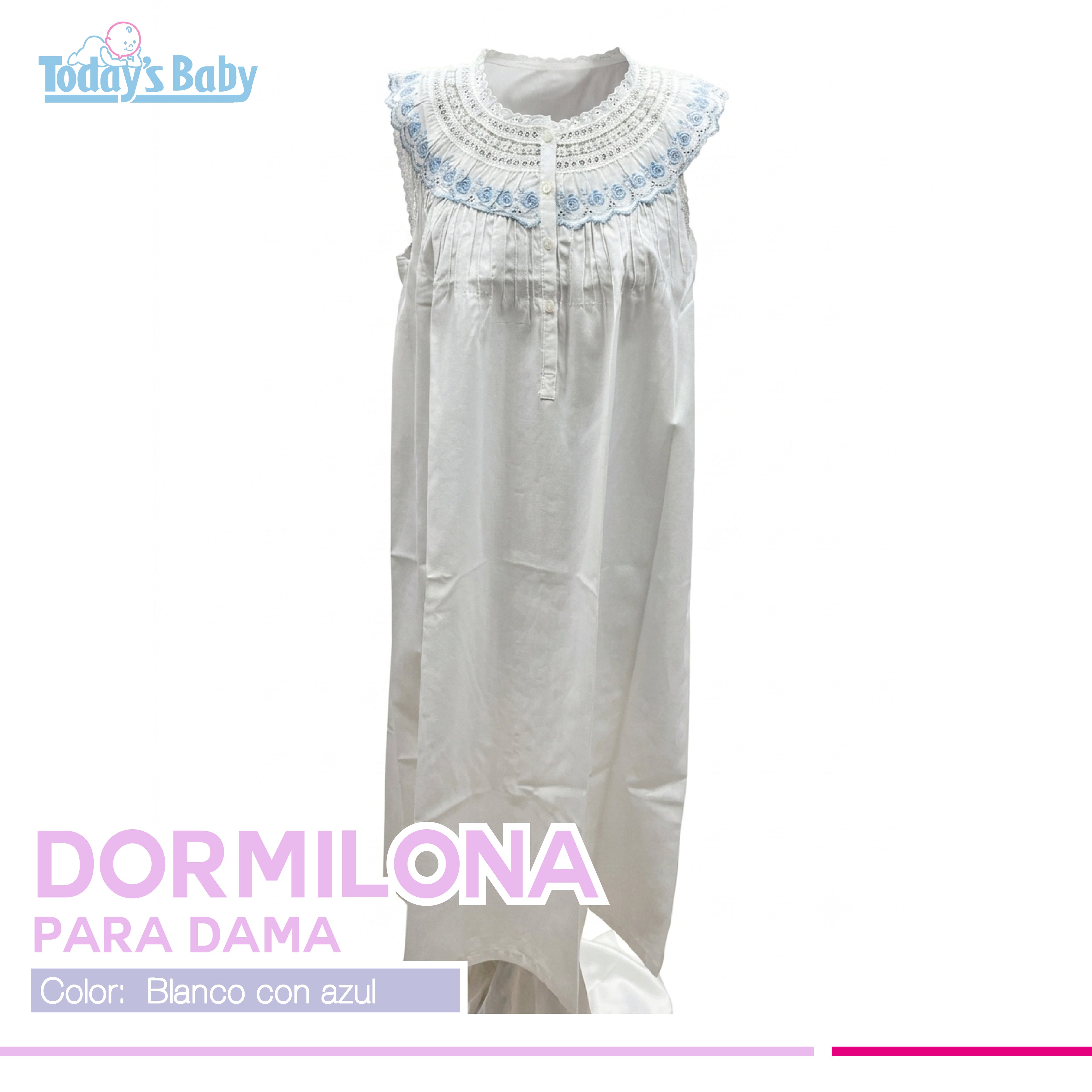 Dormilona transpirable de Algodón para Dama