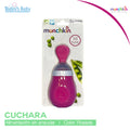 cuchara dispensadora de silicon munchkin copia para bebé