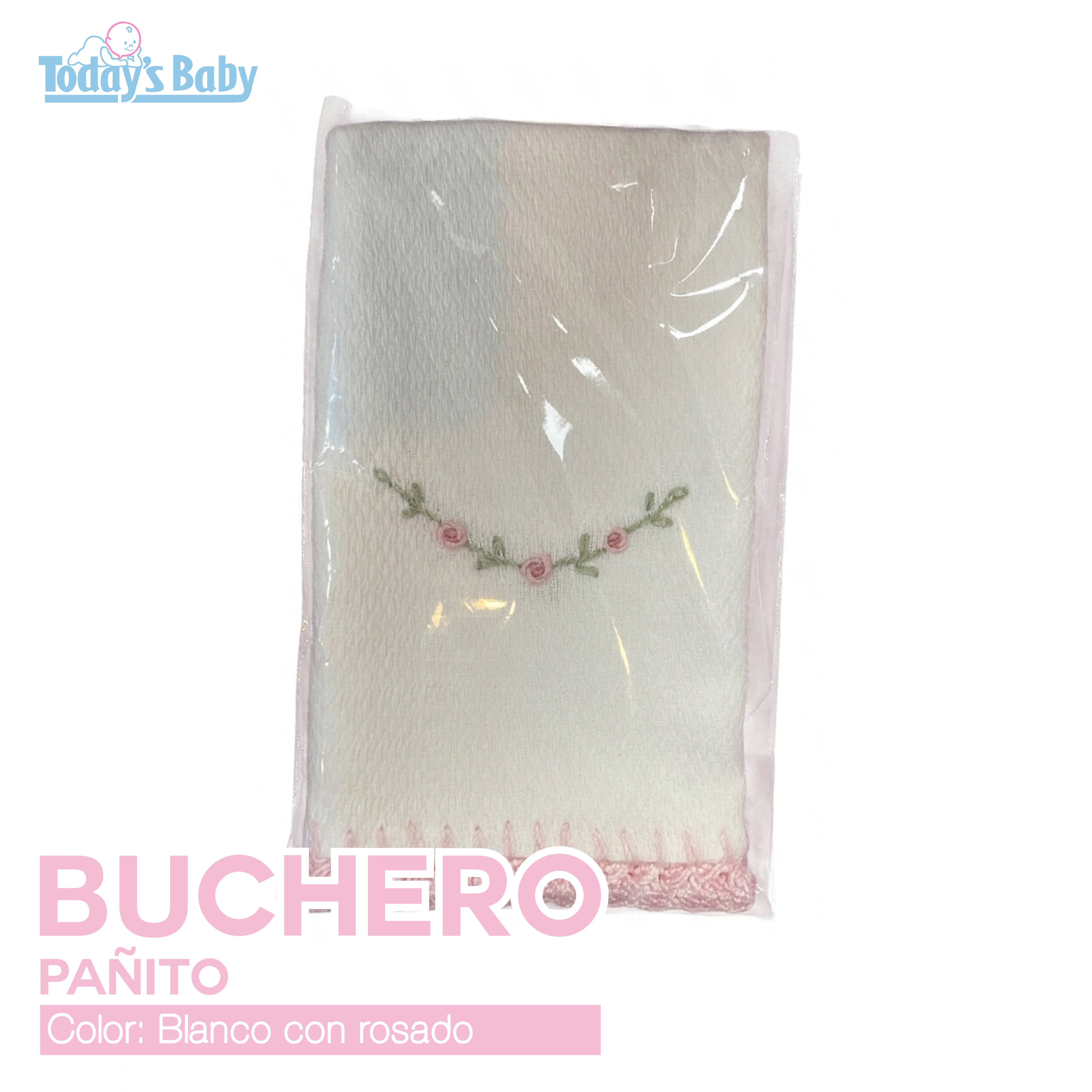 Buchero de algodón rosado