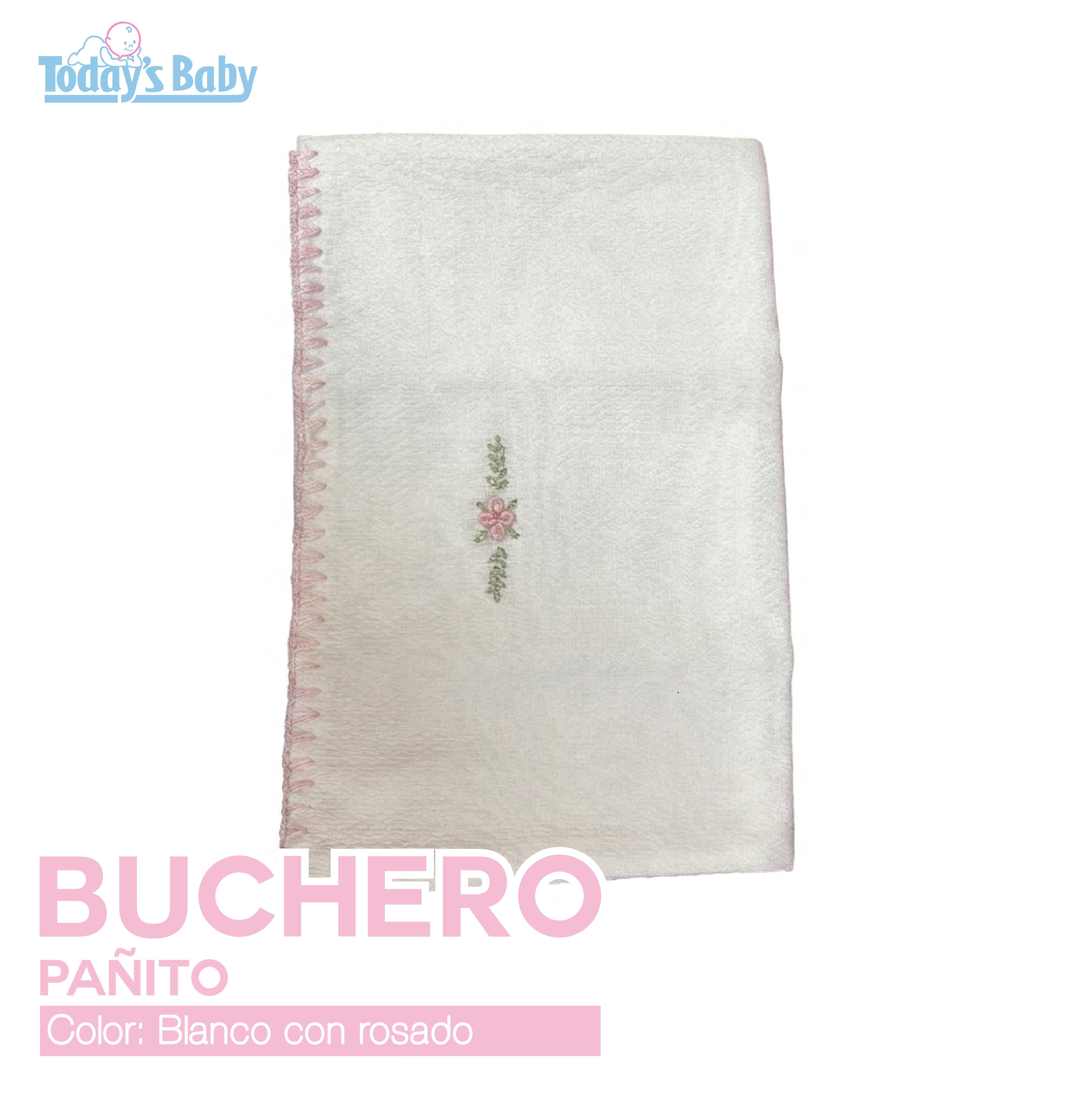 Buchero de algodón rosado