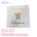 Bolso para chupon Osito Azul