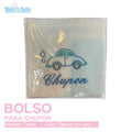 Bolso para chupon Carrito Azul