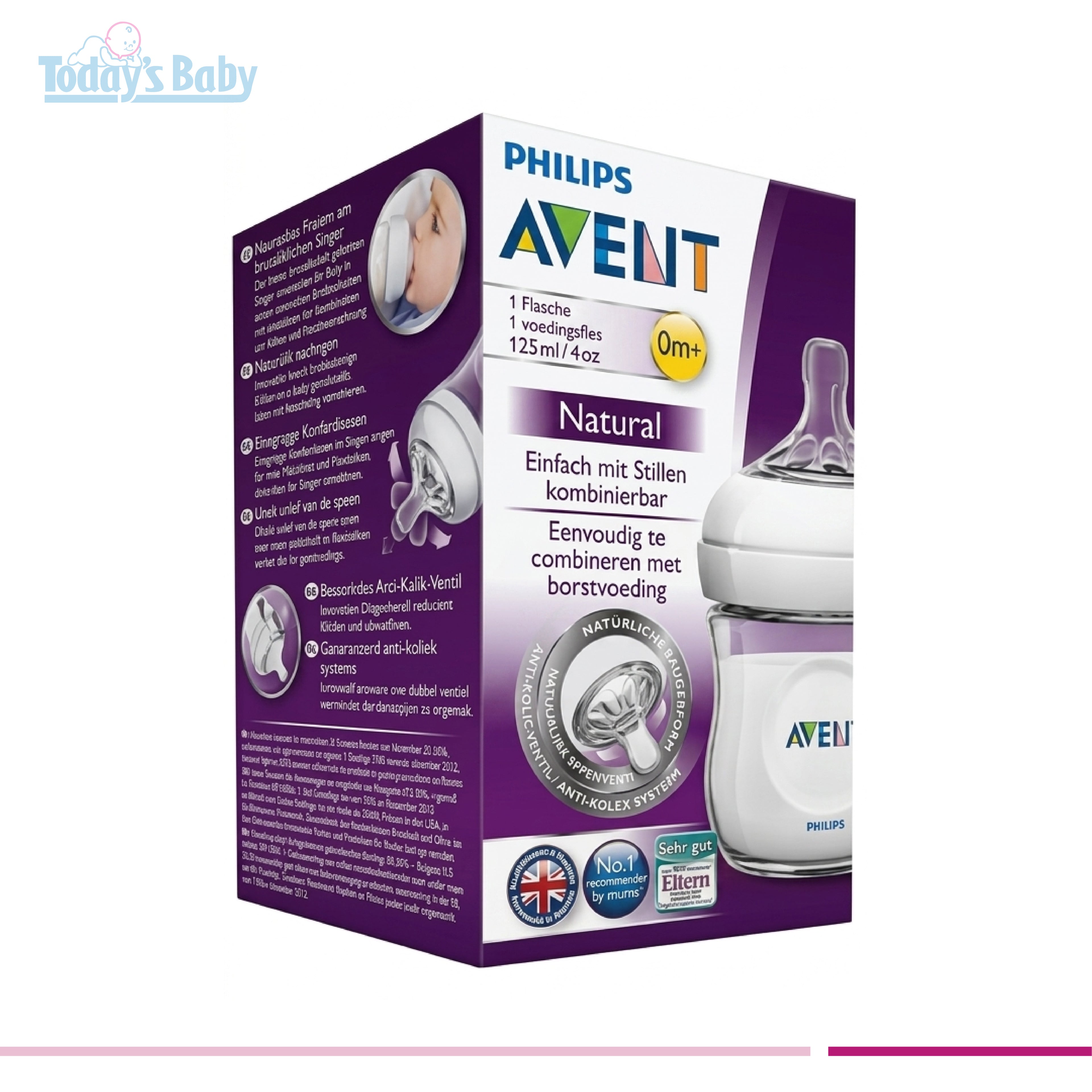 Biberón Natural 4oz / 125 ml Avent