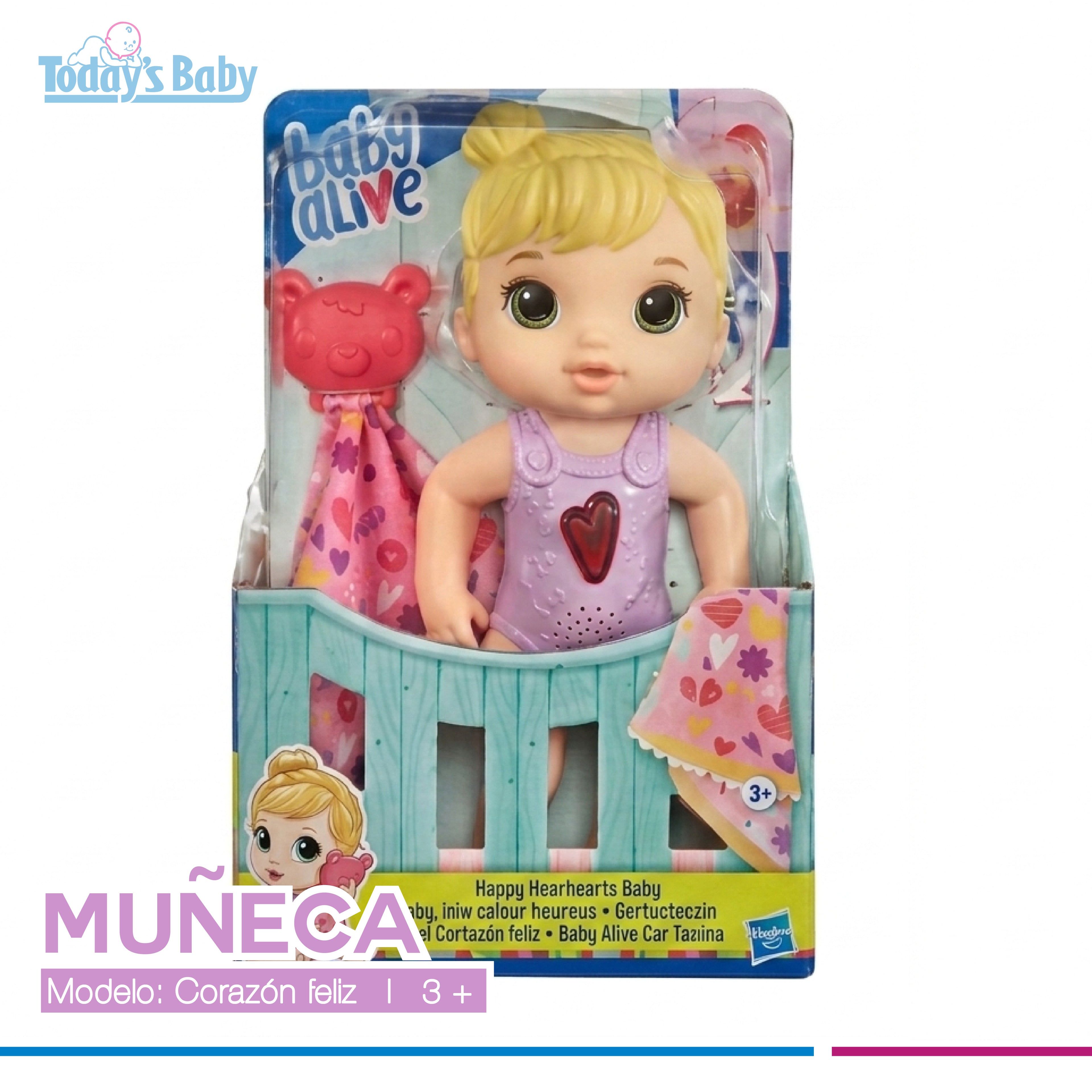 Baby Alive corazón feliz