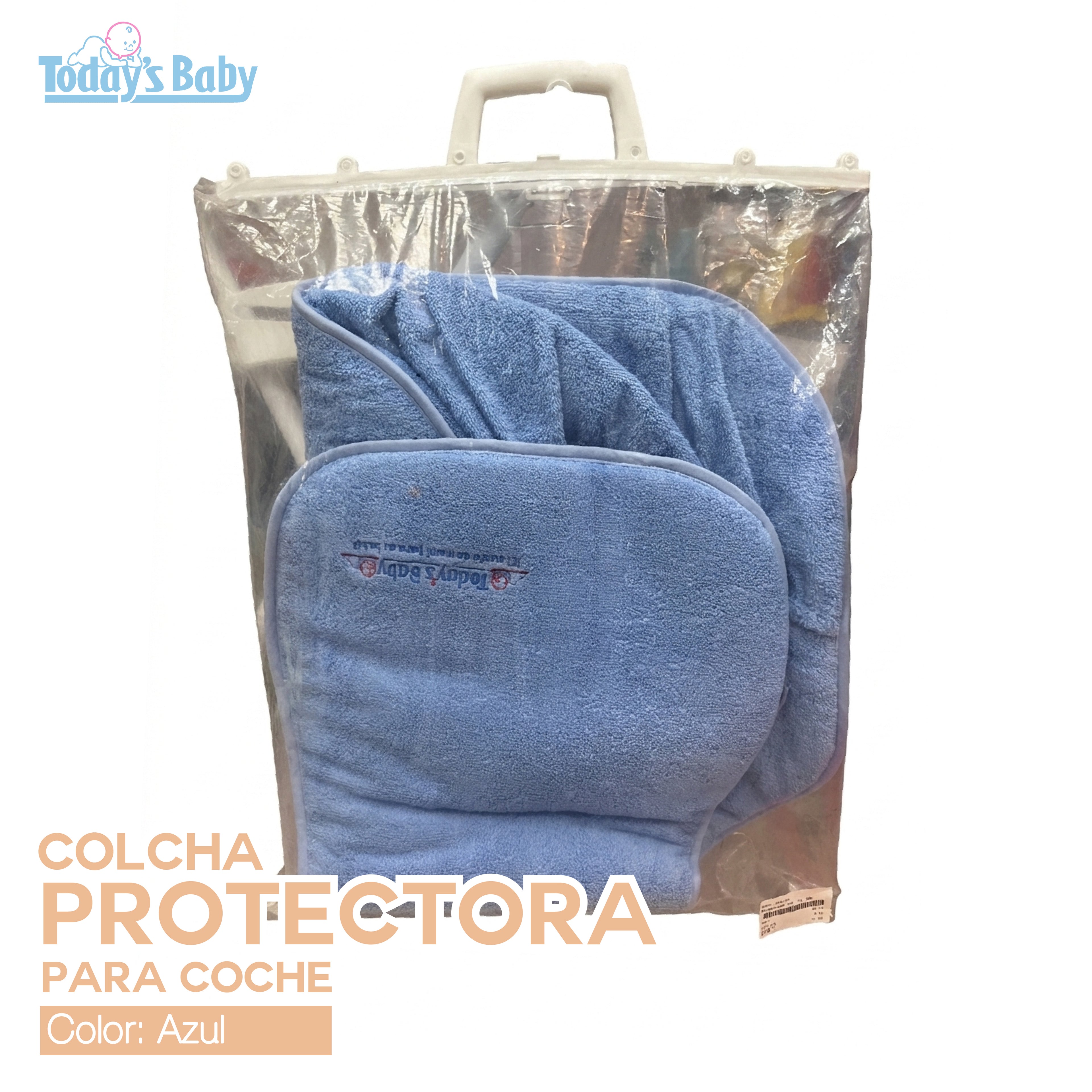 colcha protectora para coches todays baby blanco copia