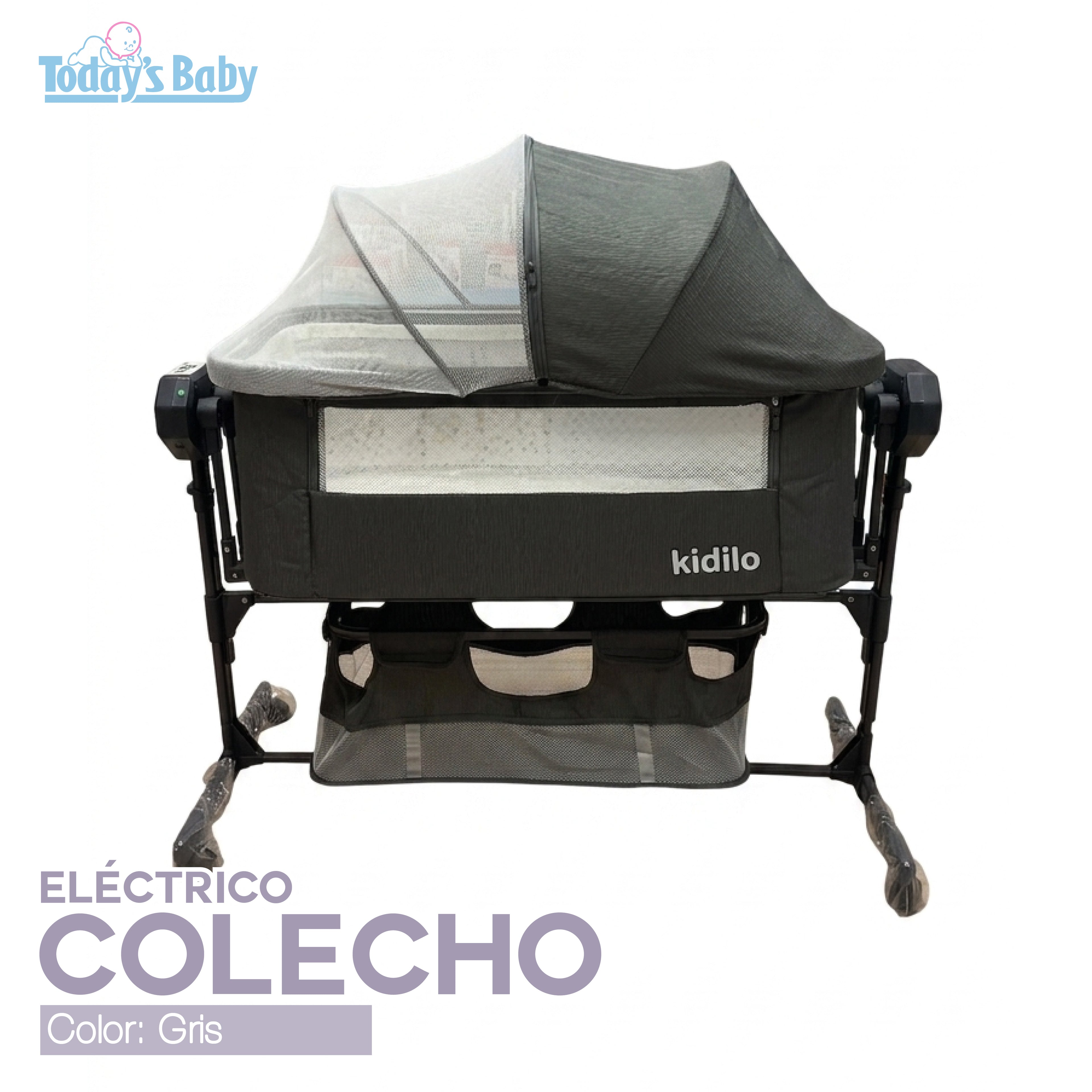 Colecho eléctrico con control Remoto Gris