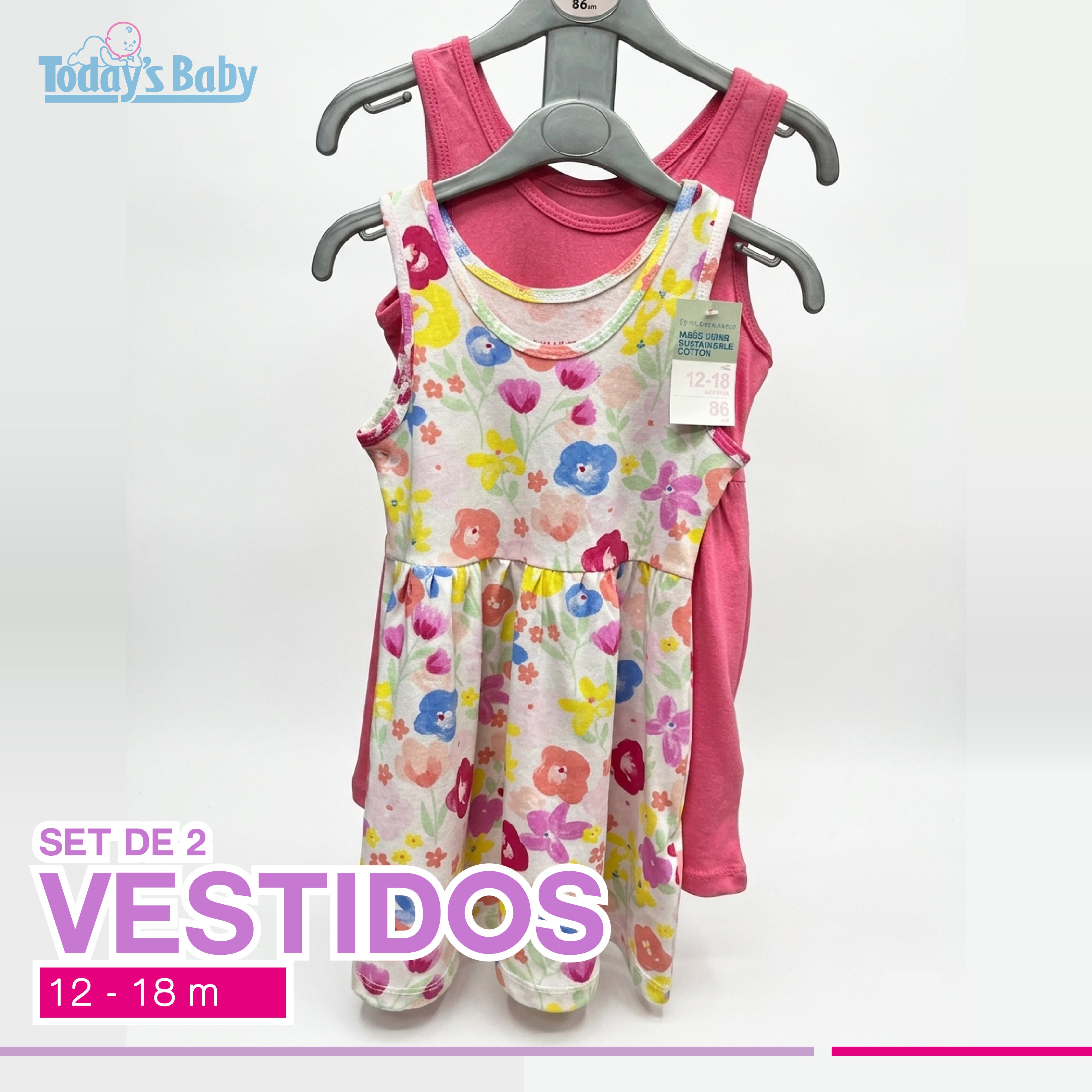 Set de 2 Vestidos Floral