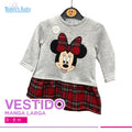 Vestido manga larga Minnie Mouse Red