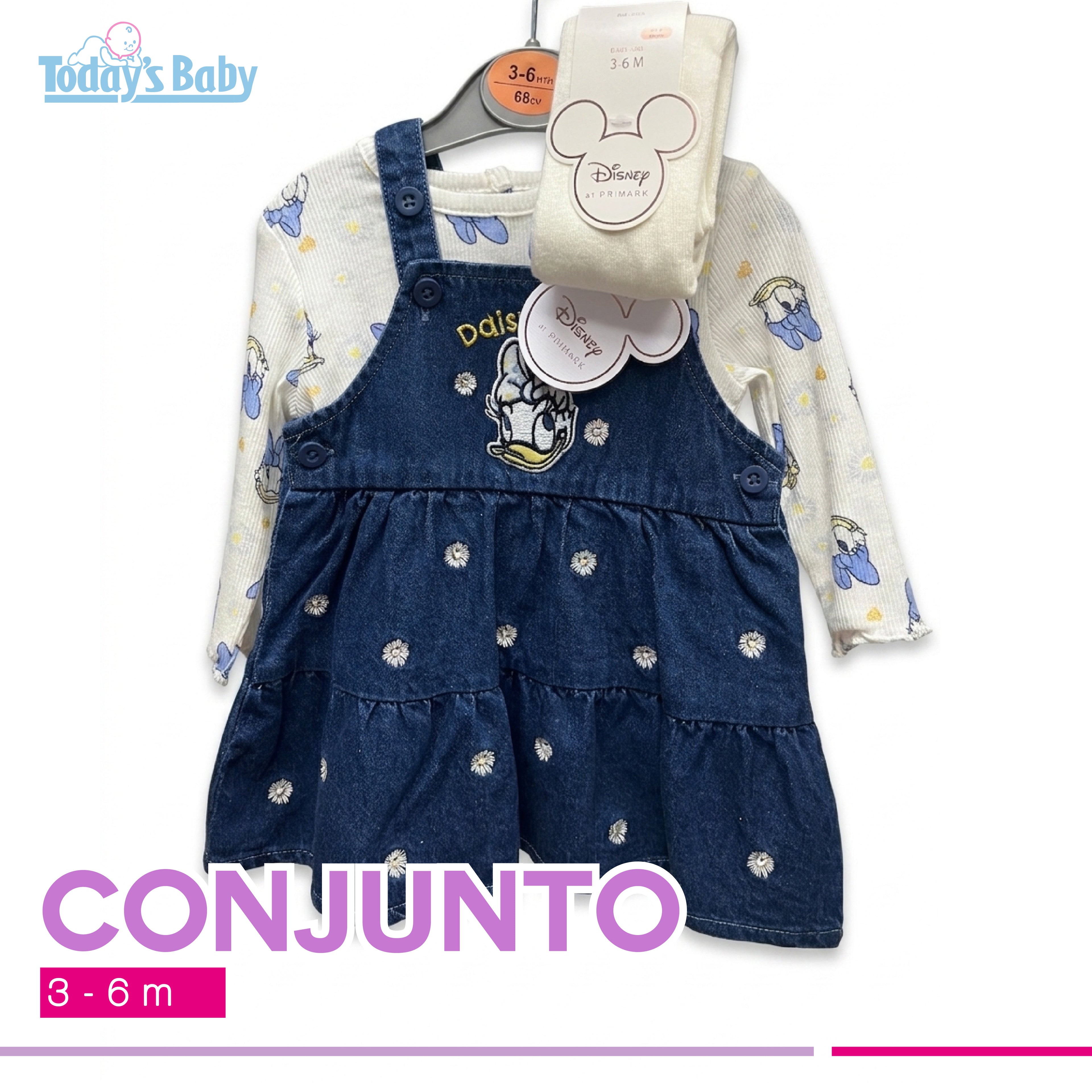 Conjunto 3 pzas Disney Daisy niña