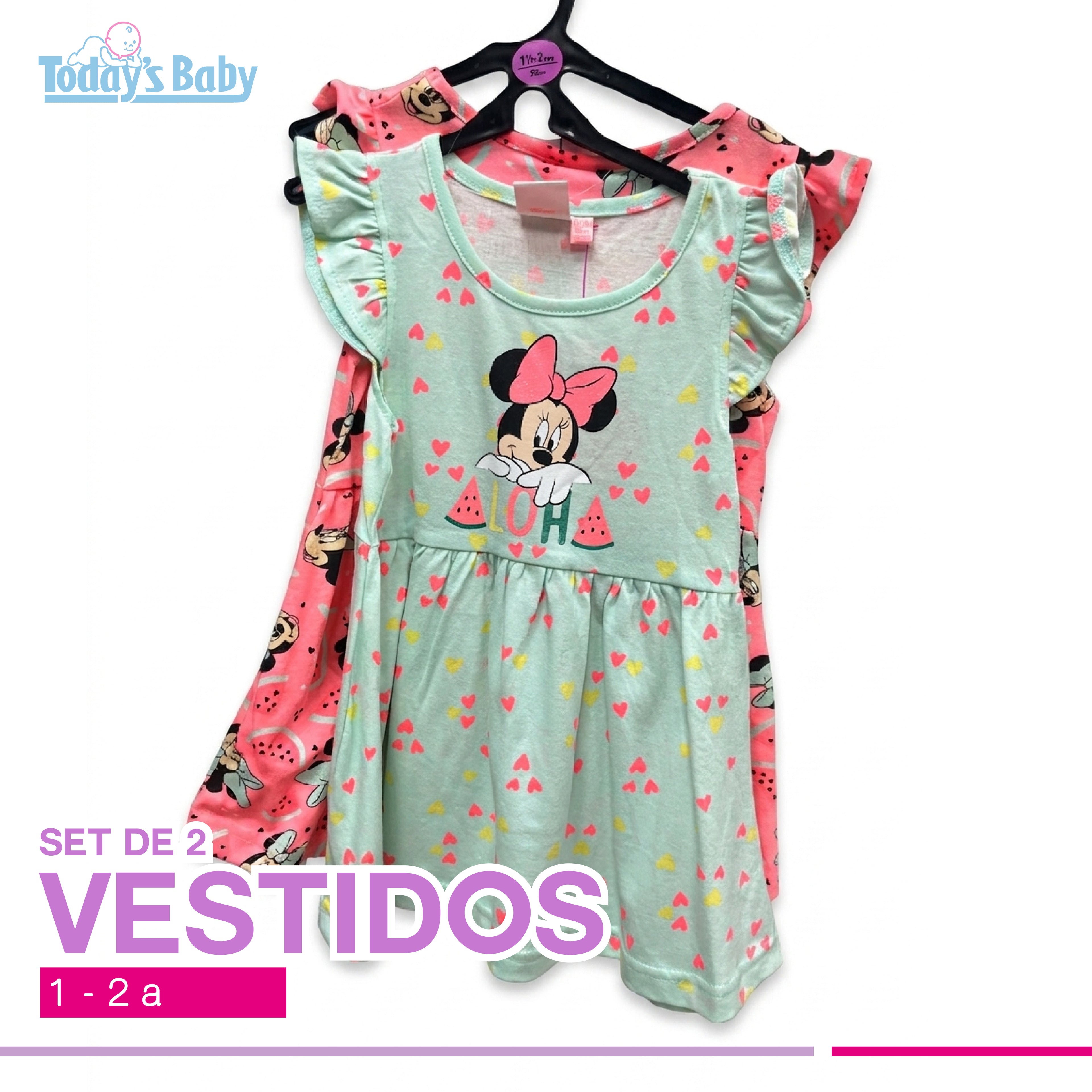 Set de 2 vestidos Primark Minnie Mouse