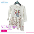 Vestido manga larga Dumbo