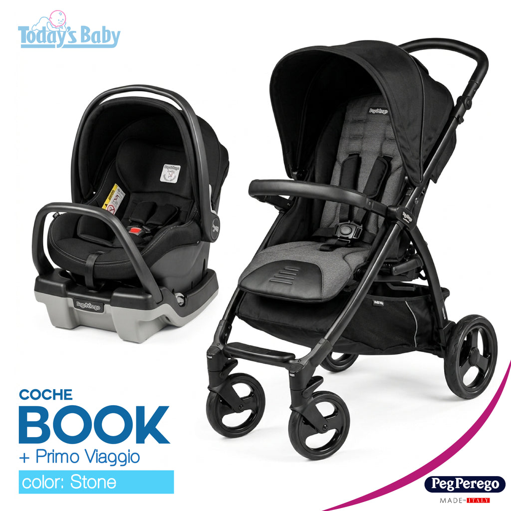 Coche Book Stone + Primo Viaggio SL + Base para el carro (Copia)