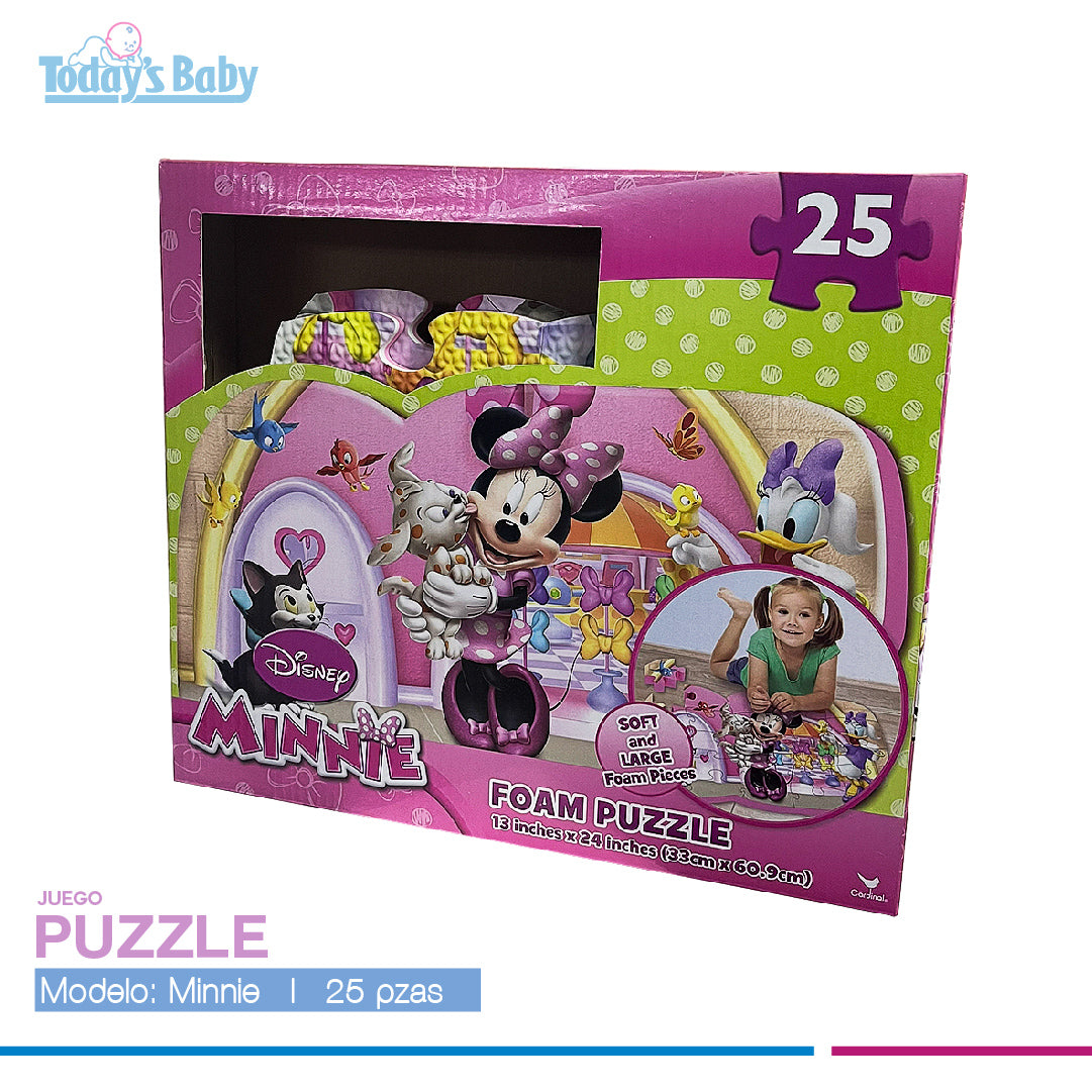 Rompecabezas de foami Minnie Mouse