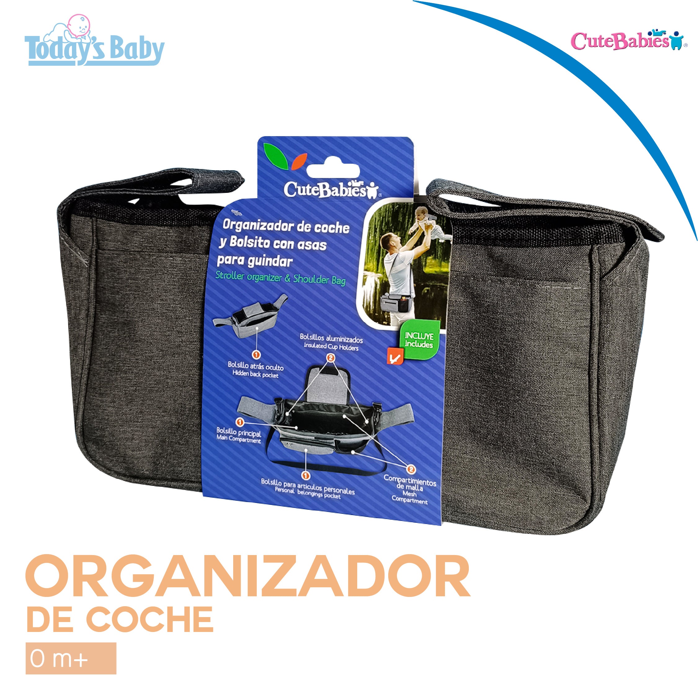 Organizador de coche 2 en 1 0m+ Cute Babies