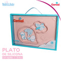 Plato de Silicona con Tapete adherible 6m+ Genial