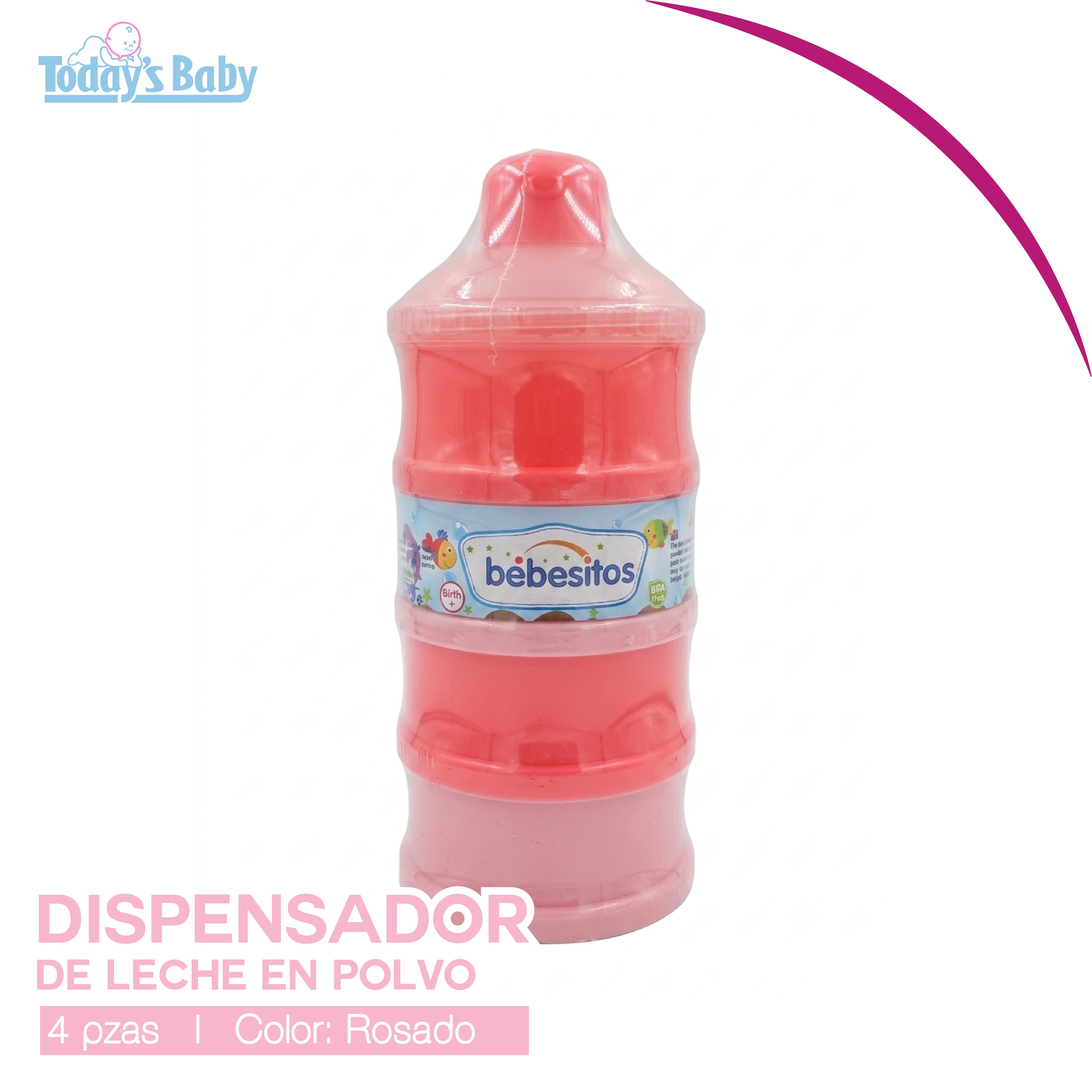 Dispensador de leche 4 pzas Bebesitos