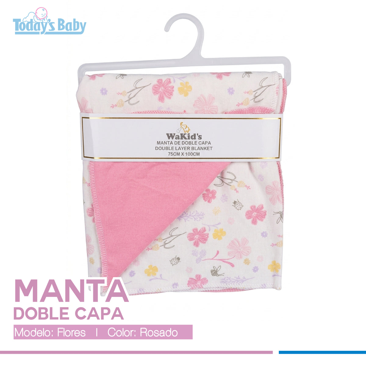 Manta de doble capa niña