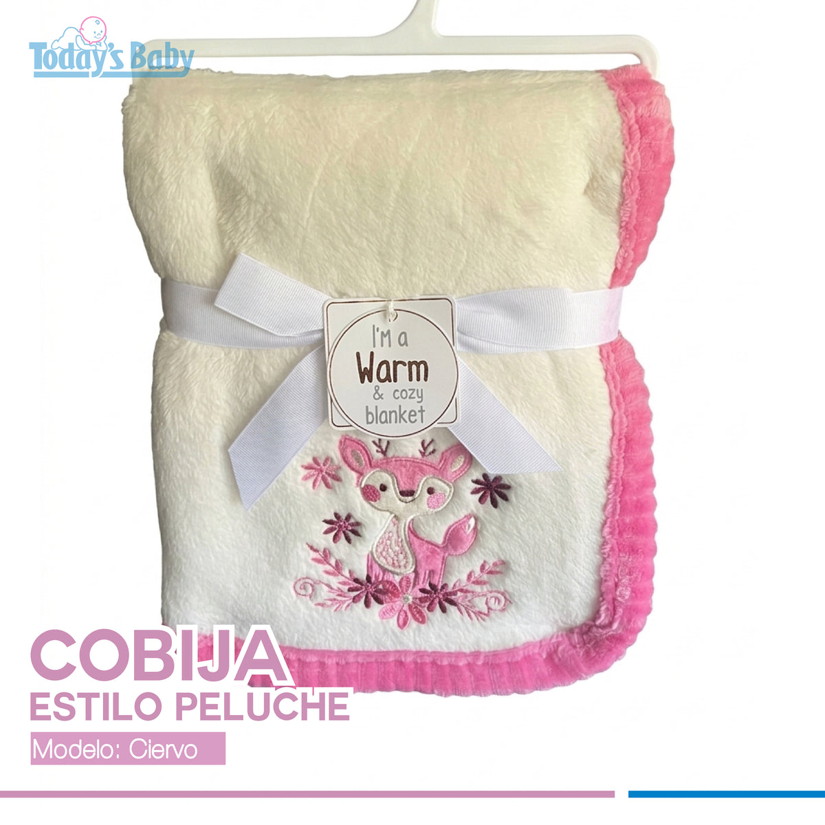 Cobija tela tipo peluche niña