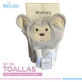 Set de toalla capucha Wakid´s Osito
