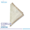 Cobija tejida de algodón Beige