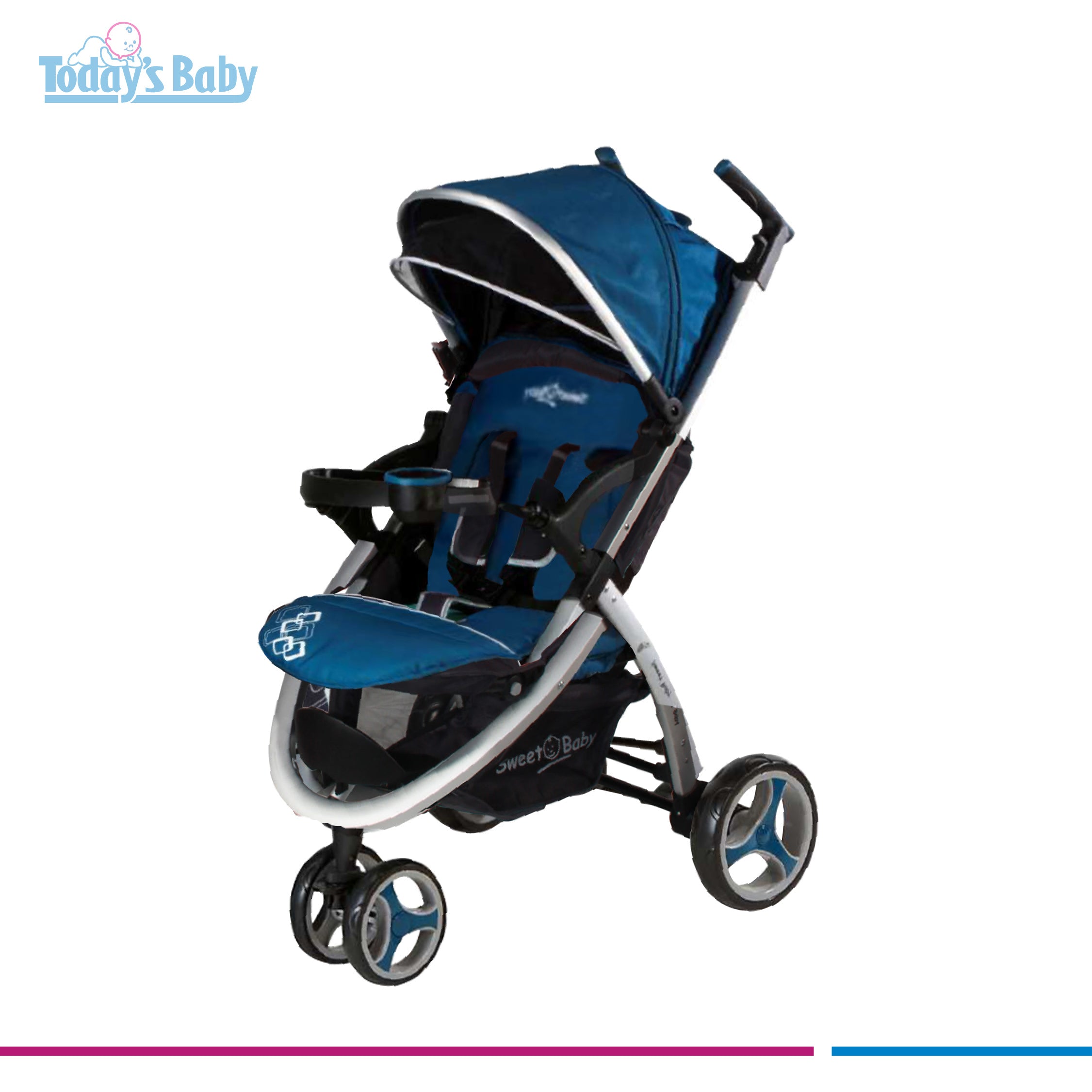 coche elegance blue sweet baby para bebé