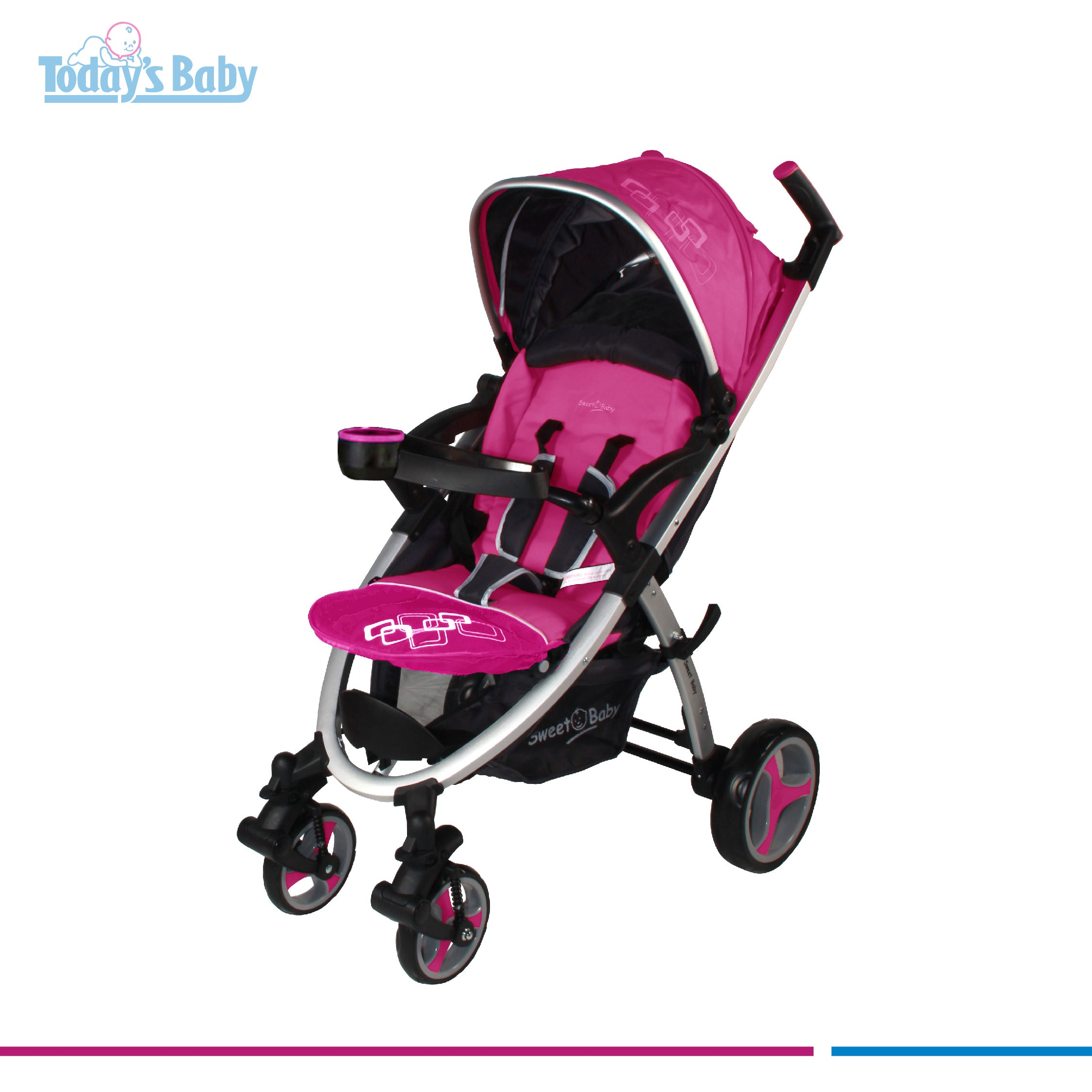coche elegance wine sweet baby para bebé