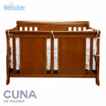 cuna verona de madera para bebé