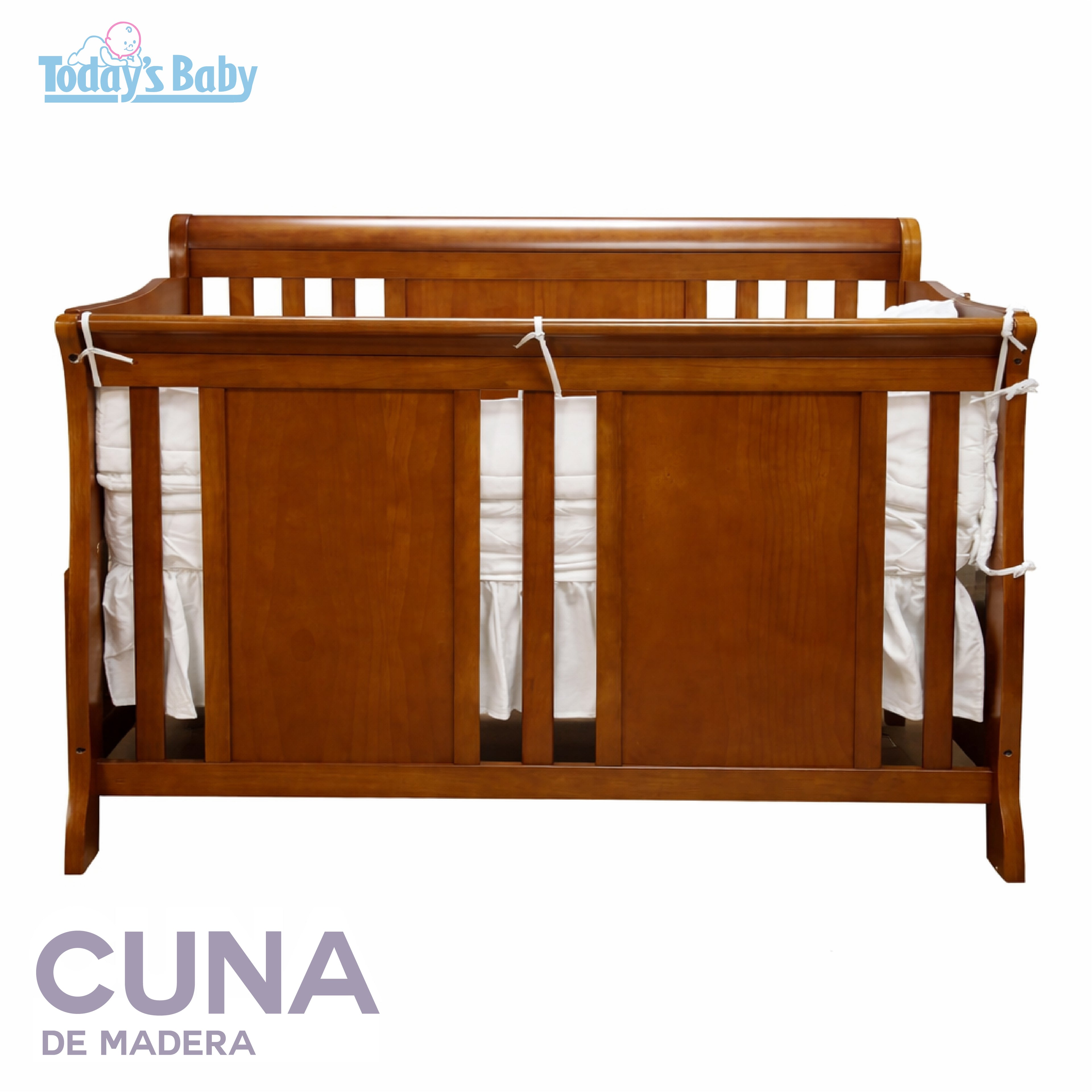 cuna verona de madera para bebé