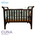 cuna de madera kleo para bebé
