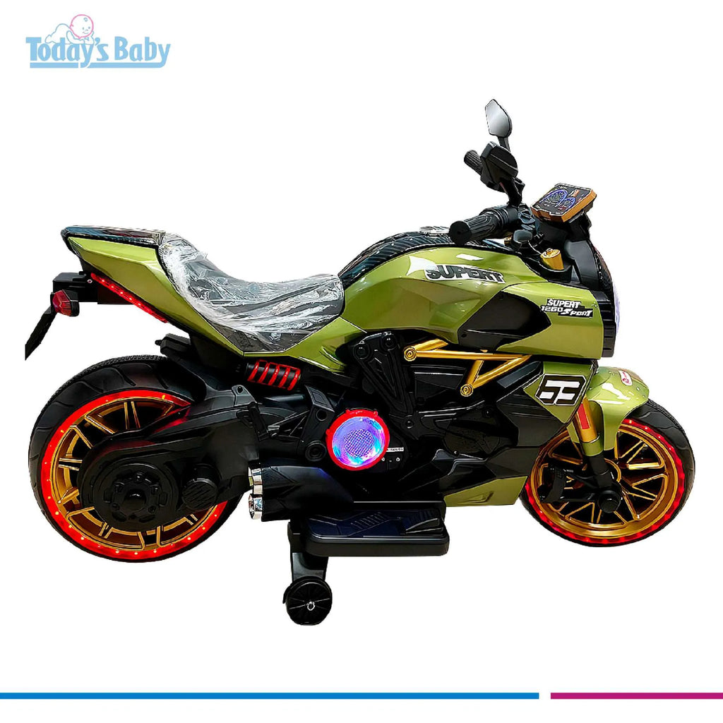 moto electrica deportiva moody 9985 para bebé