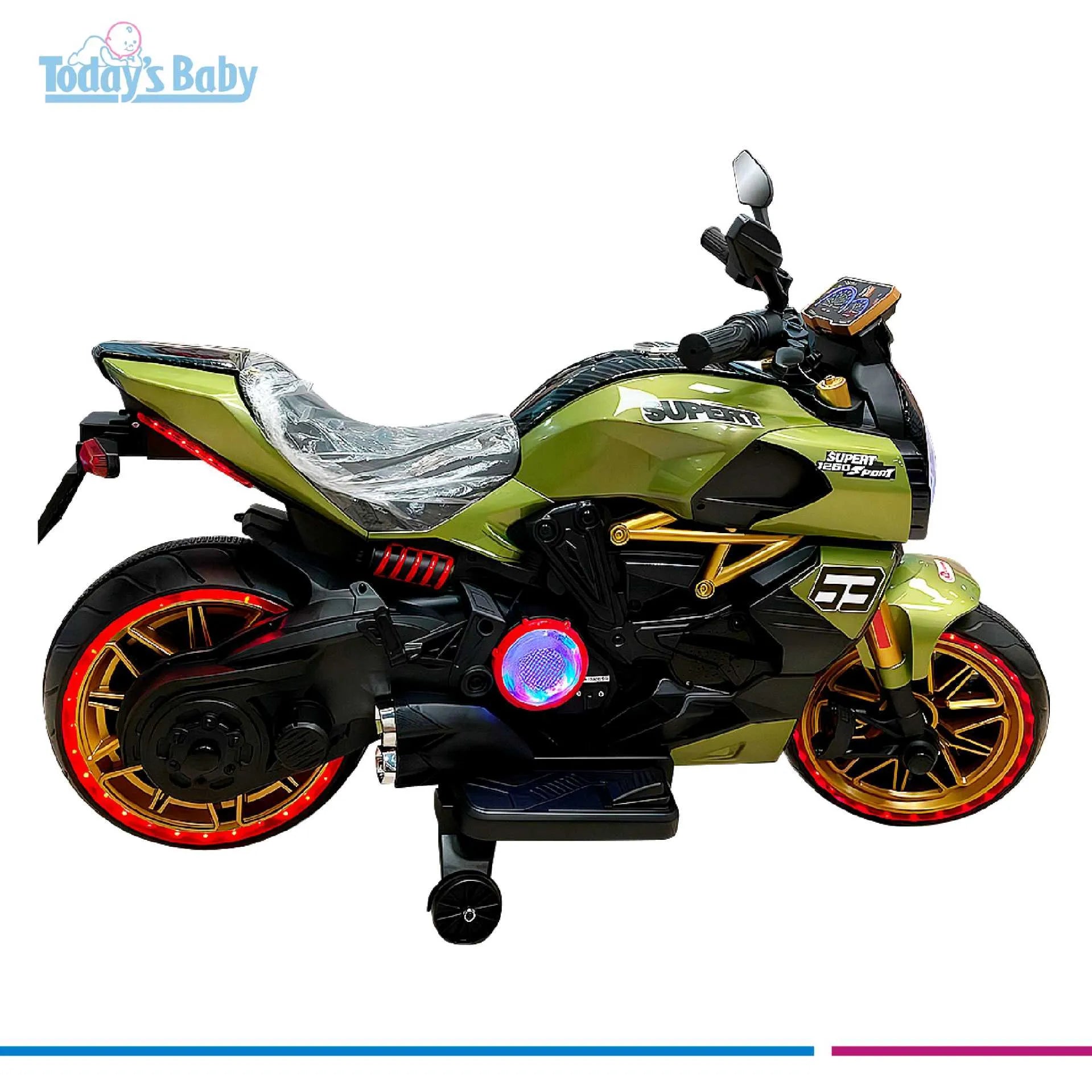moto electrica deportiva moody 9985 para bebé