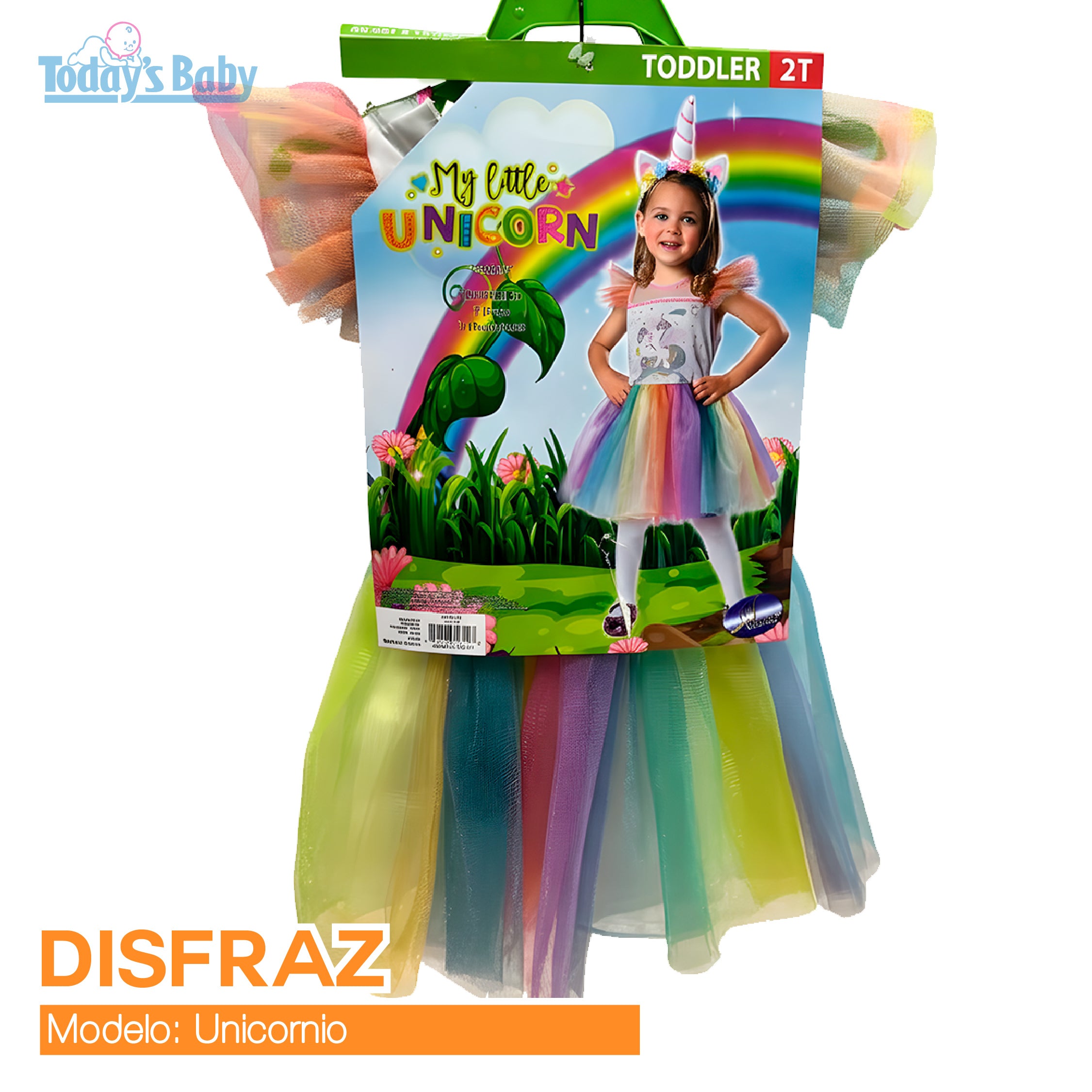 disfraz de niña unicornio 2t para bebé