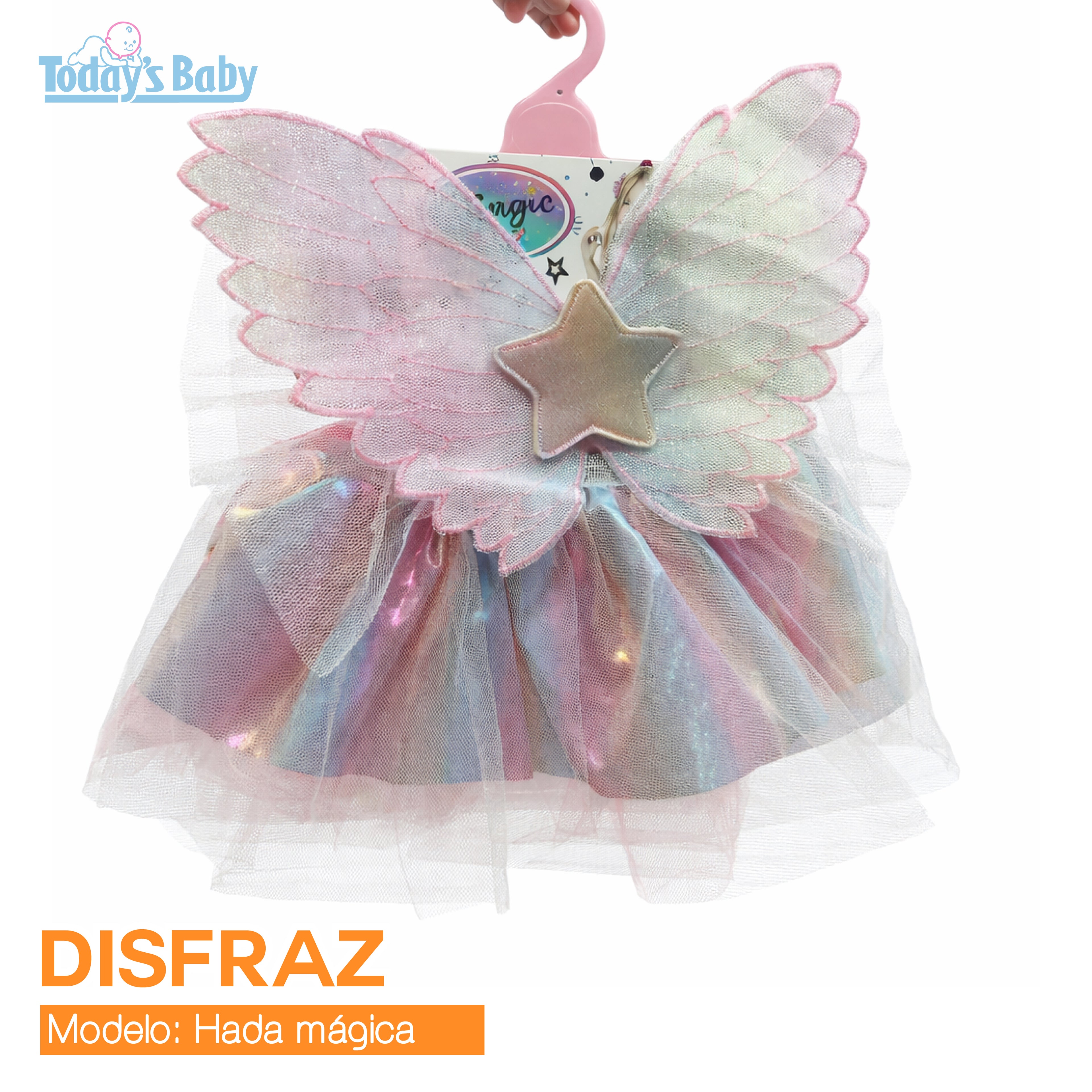 Disfraz de niña Hada Mágica 3+