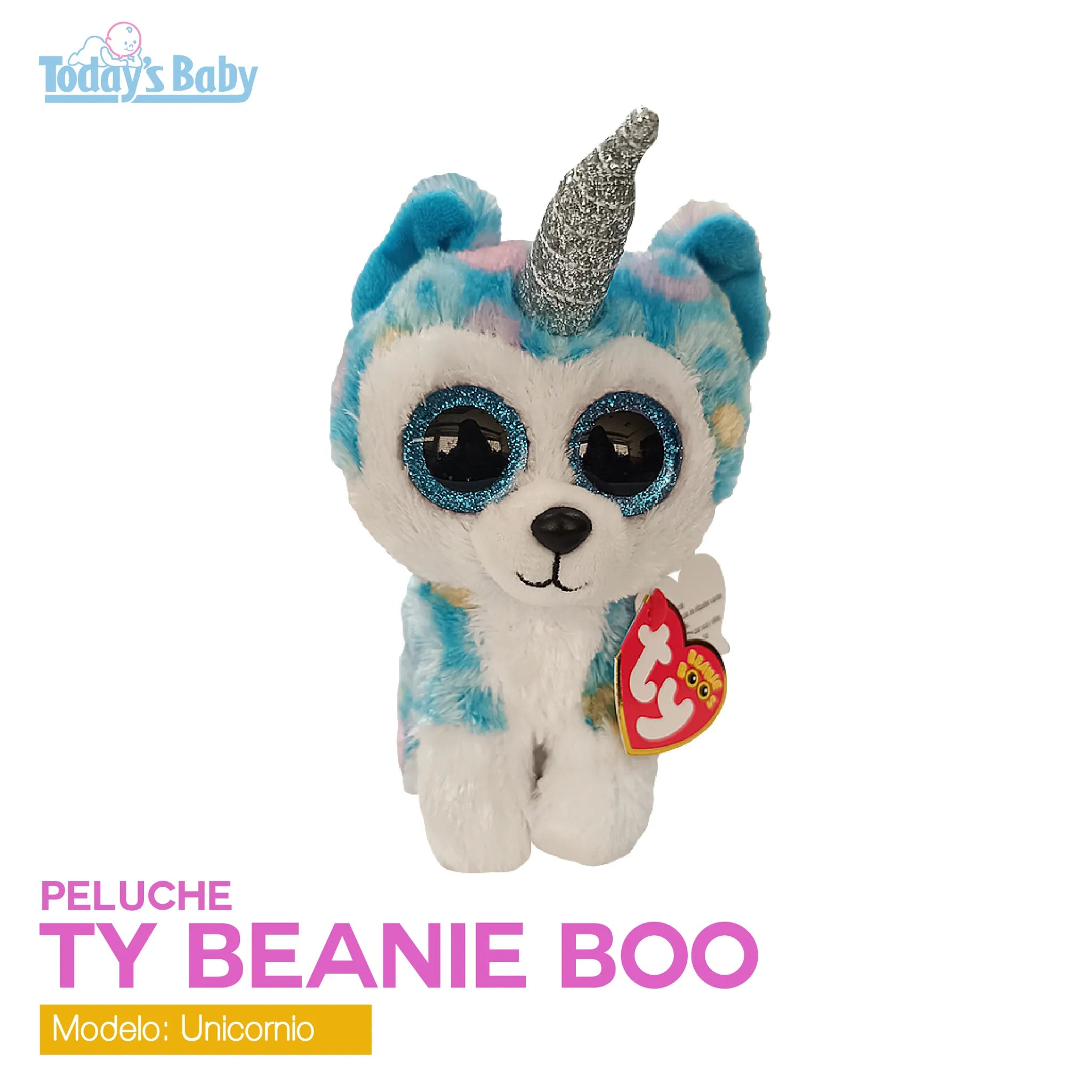 Peluche Ty Beanie Boo Unicornio