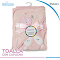 Toalla con capucha + Guante de baño Wakid´s